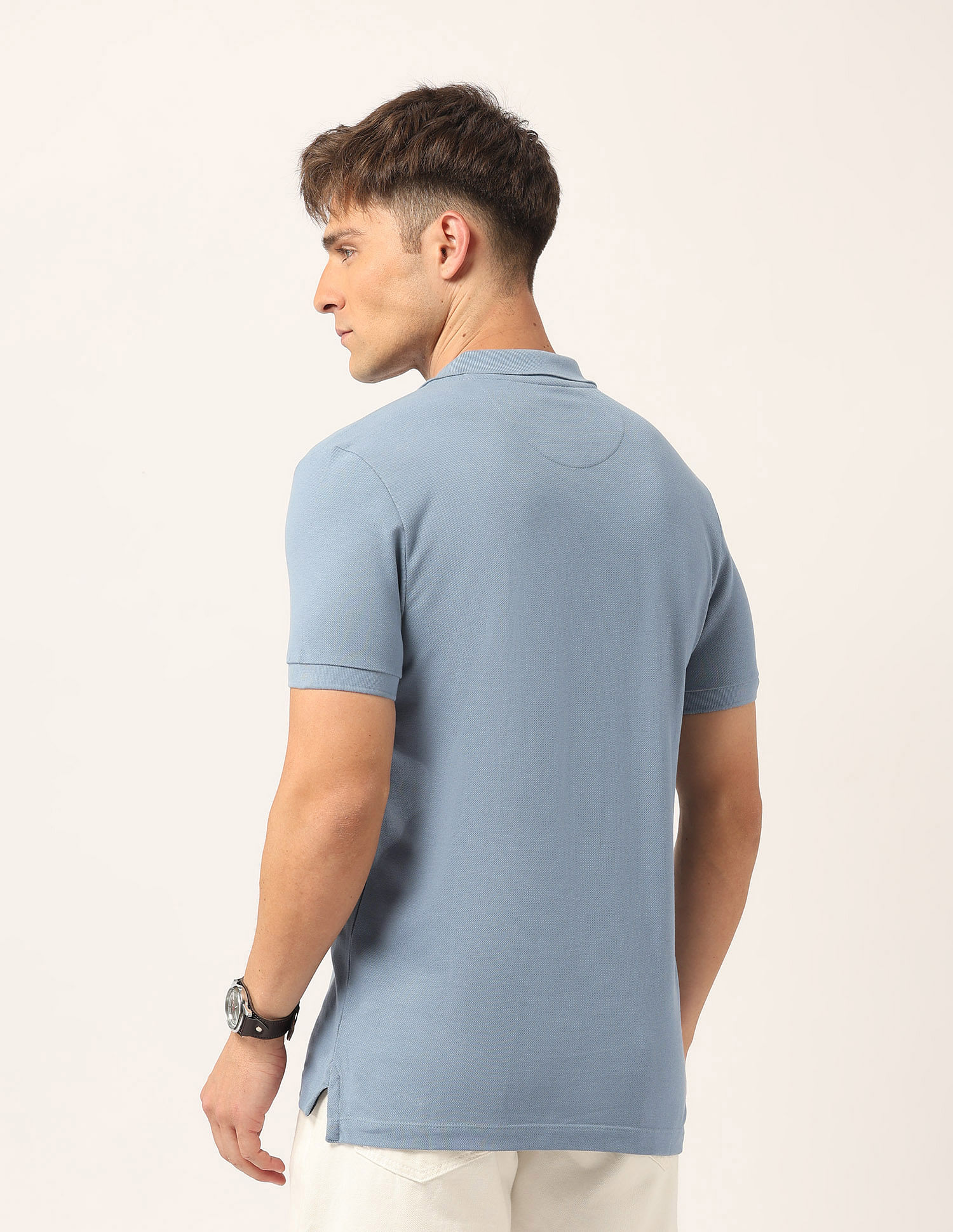 U.S. Polo Assn. Denim Co. Brand Printed Muscle Fit Polo Shirt