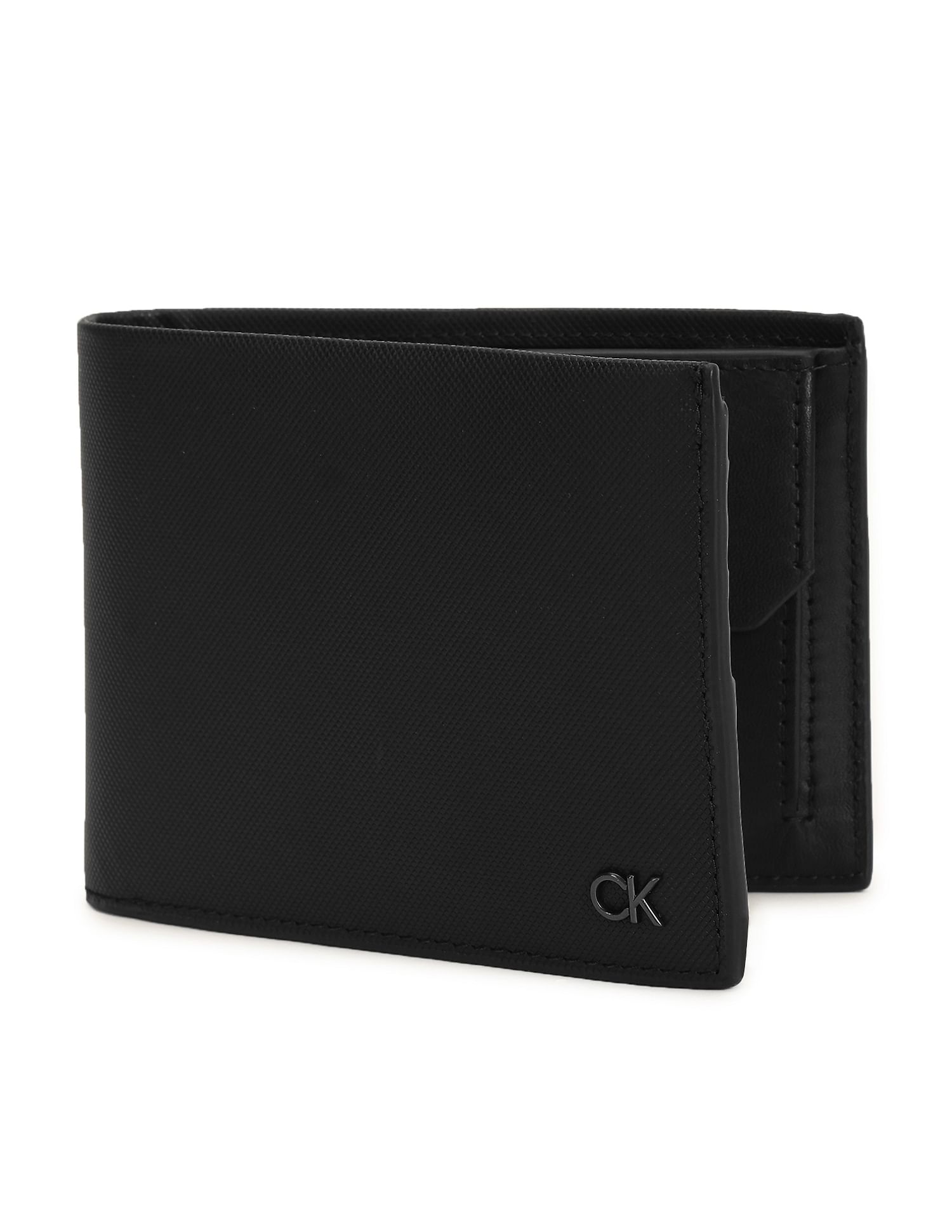 Buy Calvin Klein Textured Leather Bifold Wallet NNNOW