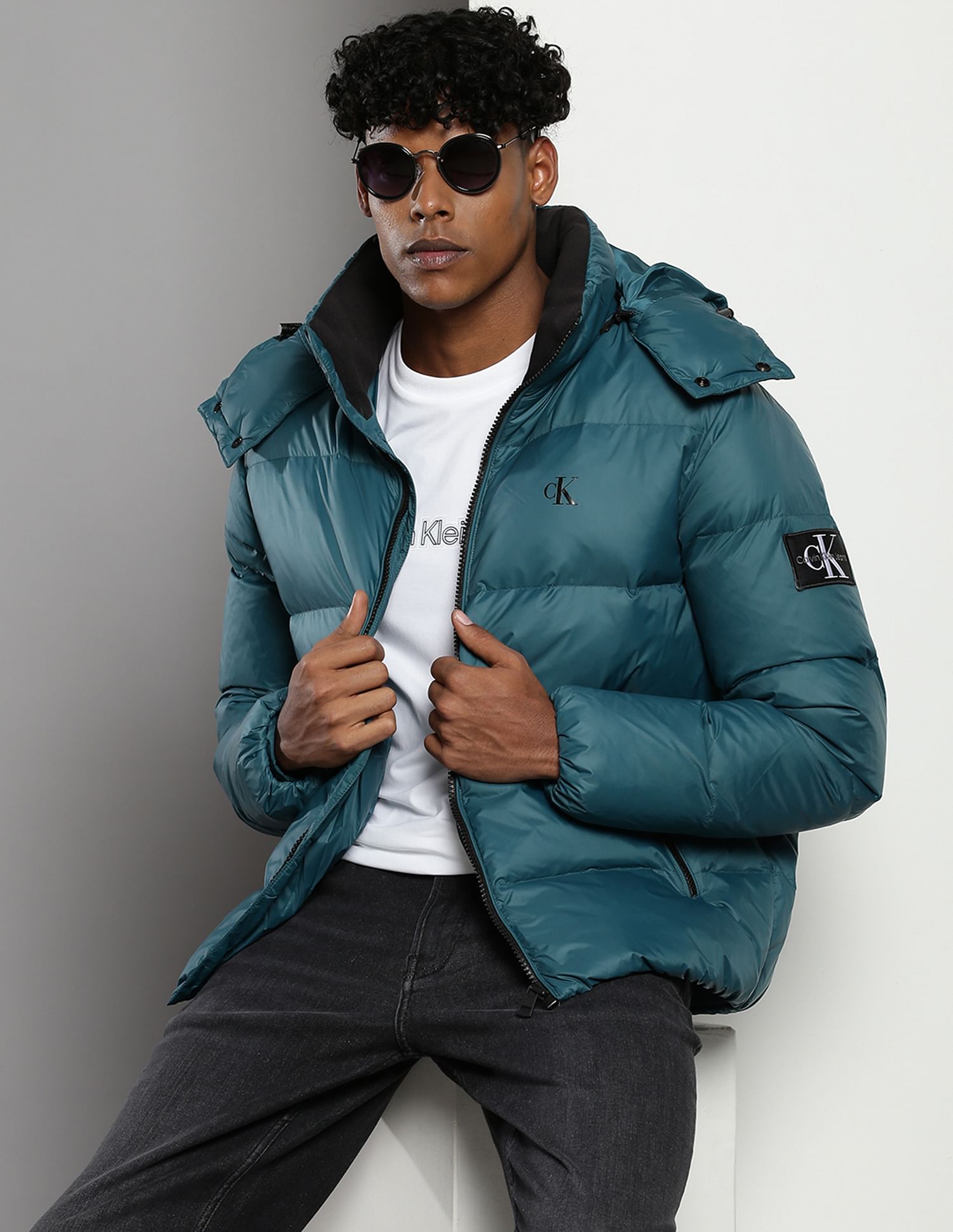 Calvin klein essential puffer jacket online