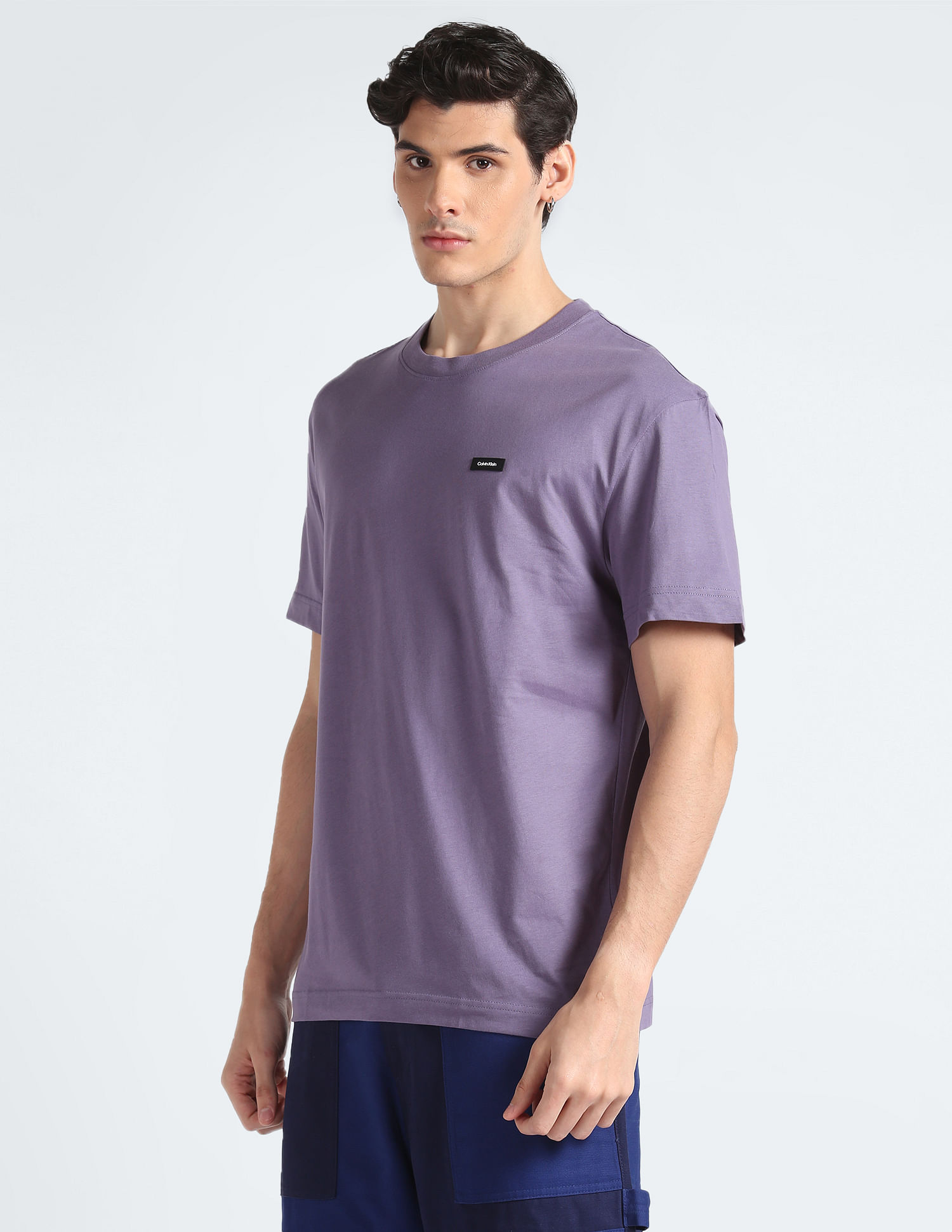 Calvin Klein Recycled Cotton Solid T-Shirt