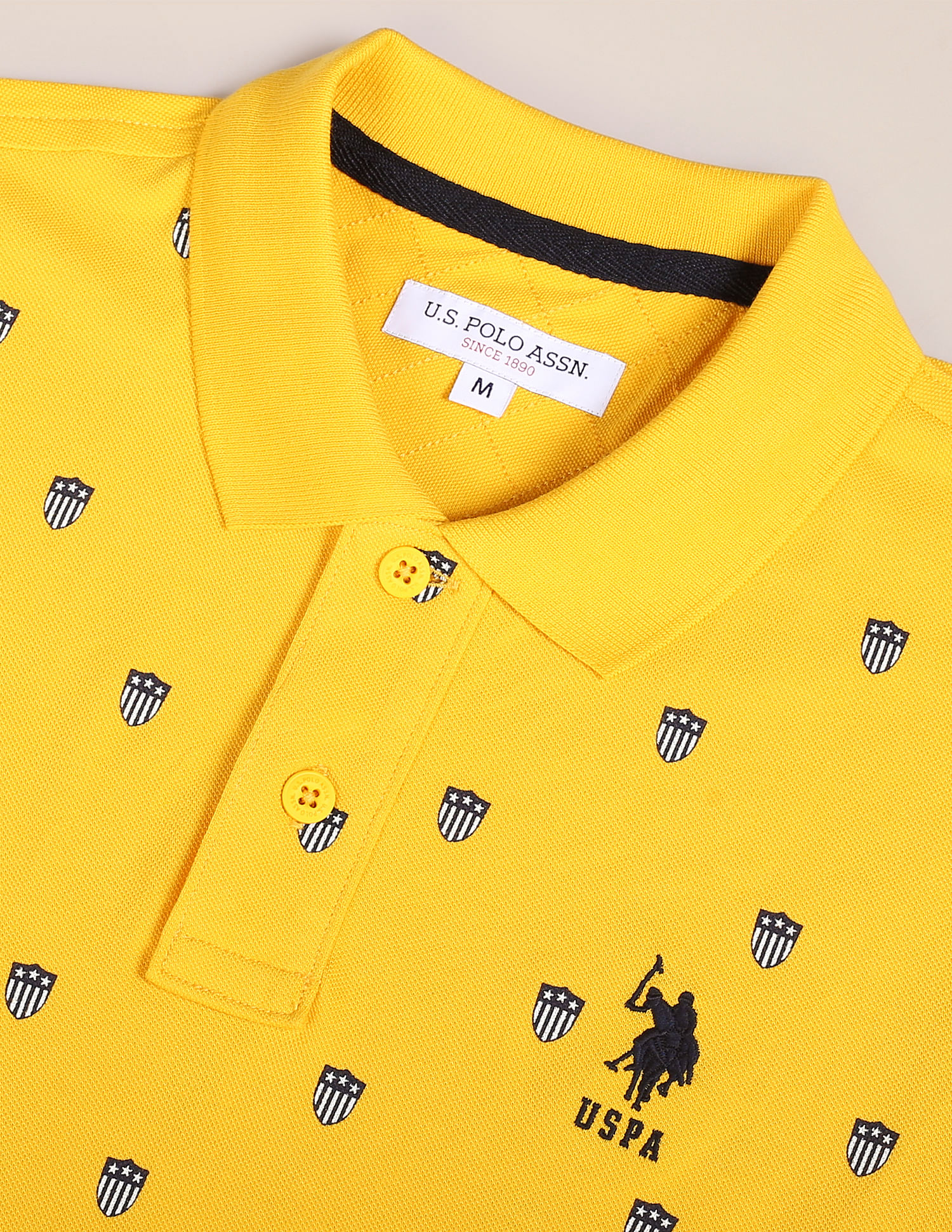 U.S. Polo Assn. Graphic Print Slim Polo Shirt
