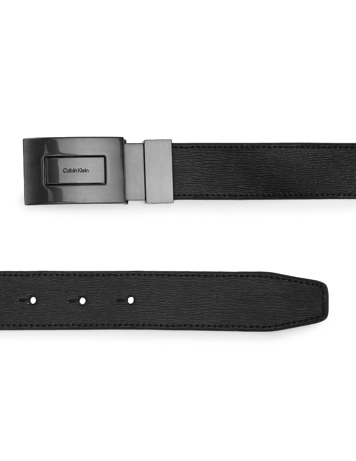 Plaque belt calvin klein sale