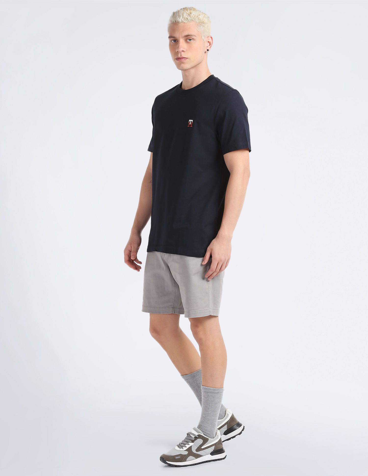 Tommy Hilfiger Embroidered Monogram Regular Fit T-Shirt