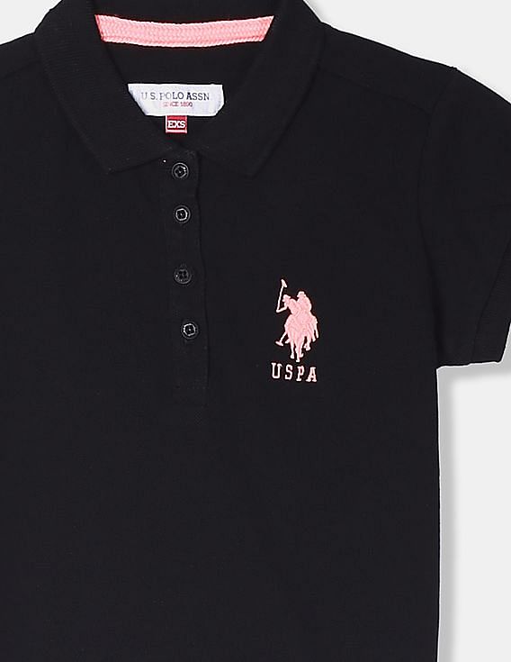 U.S. Polo Assn. Kids Solid Pique Polo Shirt