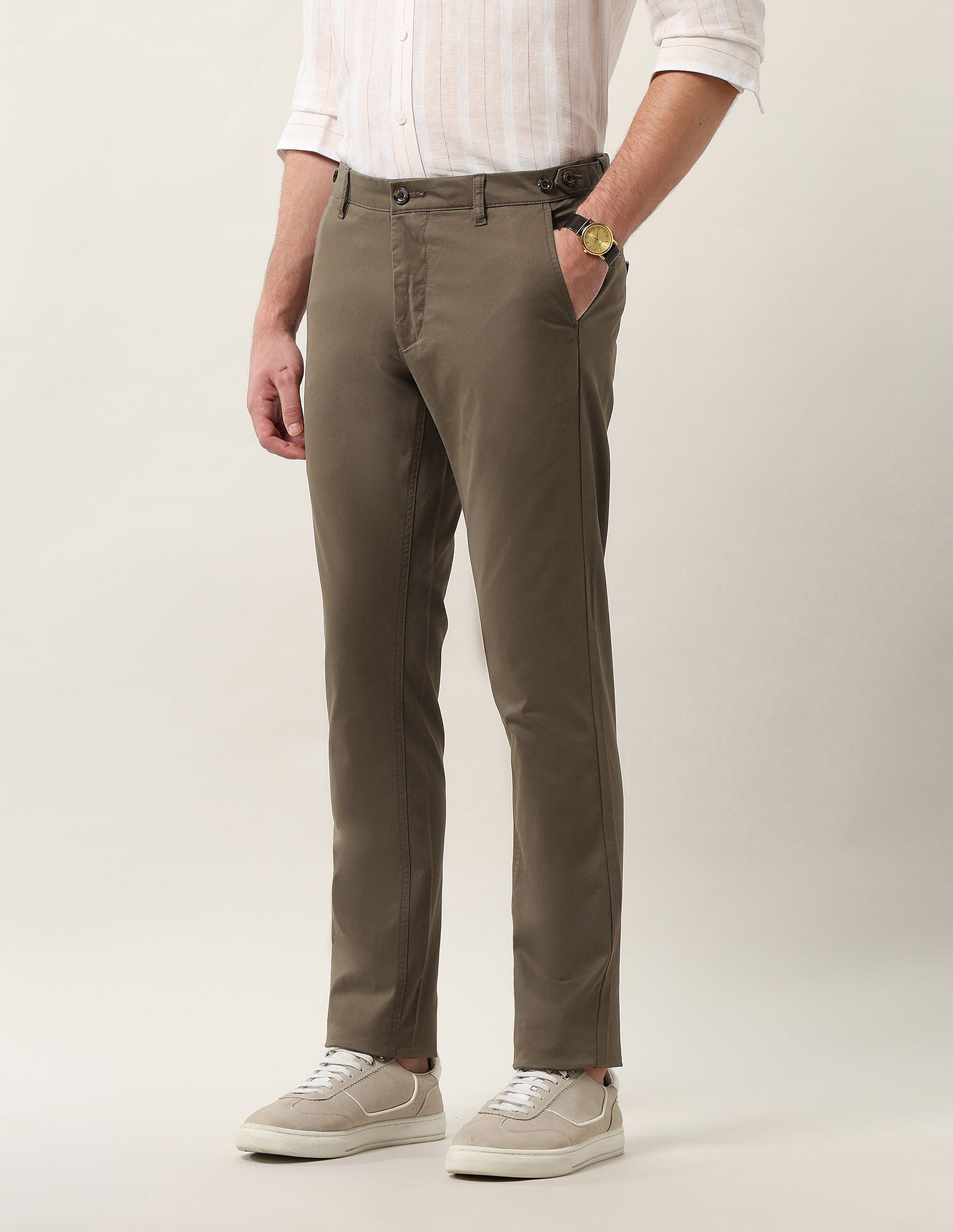 Arrow Sport Slim Fit Air Soft Trousers