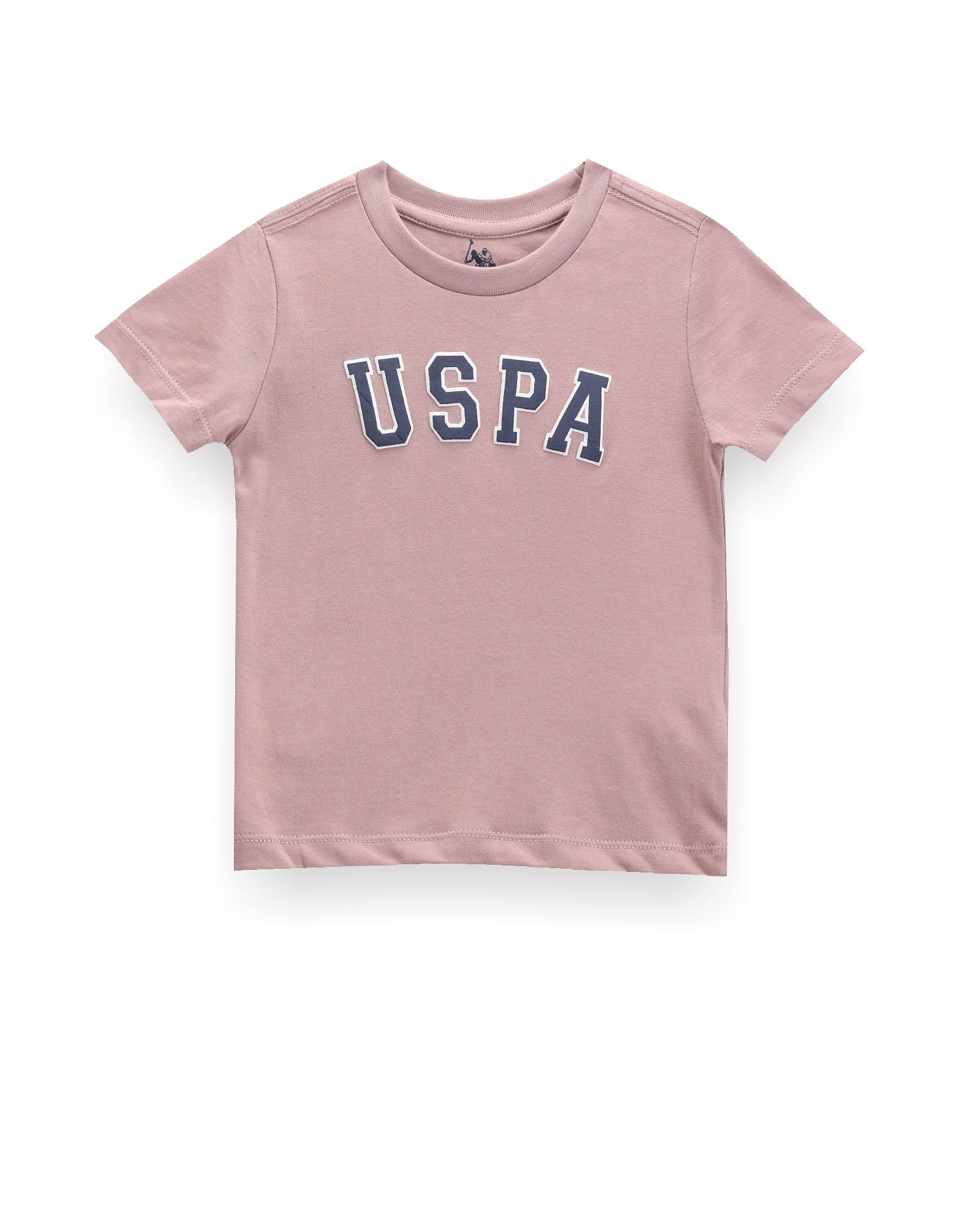 U.S. Polo Assn. Kids Boys Typographic Print Cotton T-Shirt