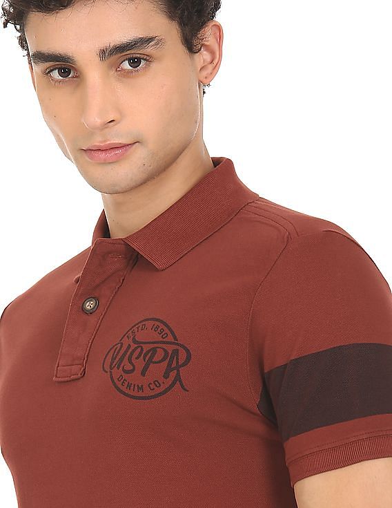 U.S. Polo Assn. Denim Co. Pique Solid Polo Shirt