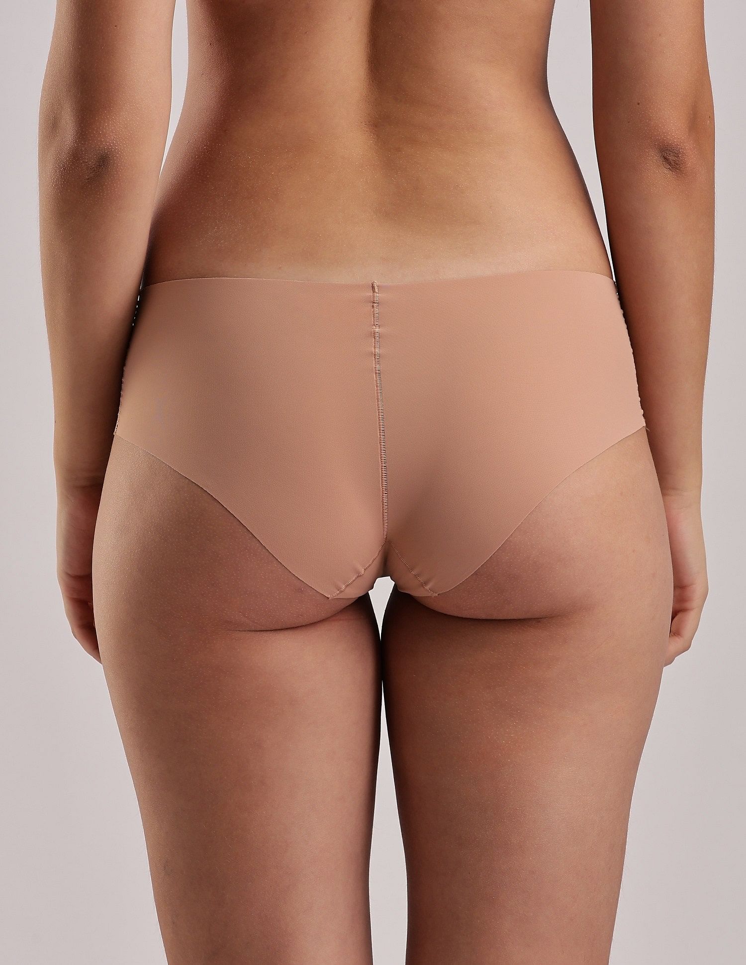 Calvin Klein Underwear Beige Solid Low Rise Panties