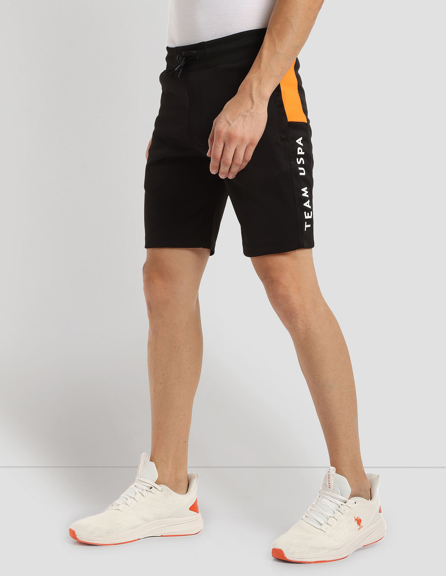 U.S. Polo Assn. Brand Stripe Training Shorts