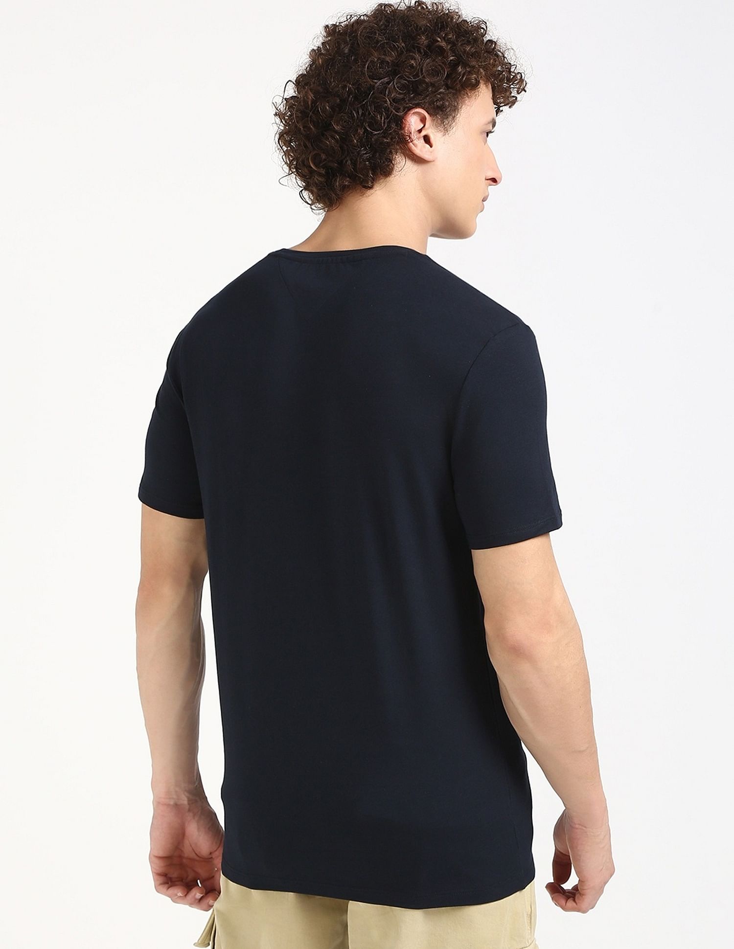 Tommy Hilfiger Solid Slim-Fit Cotton T-Shirt