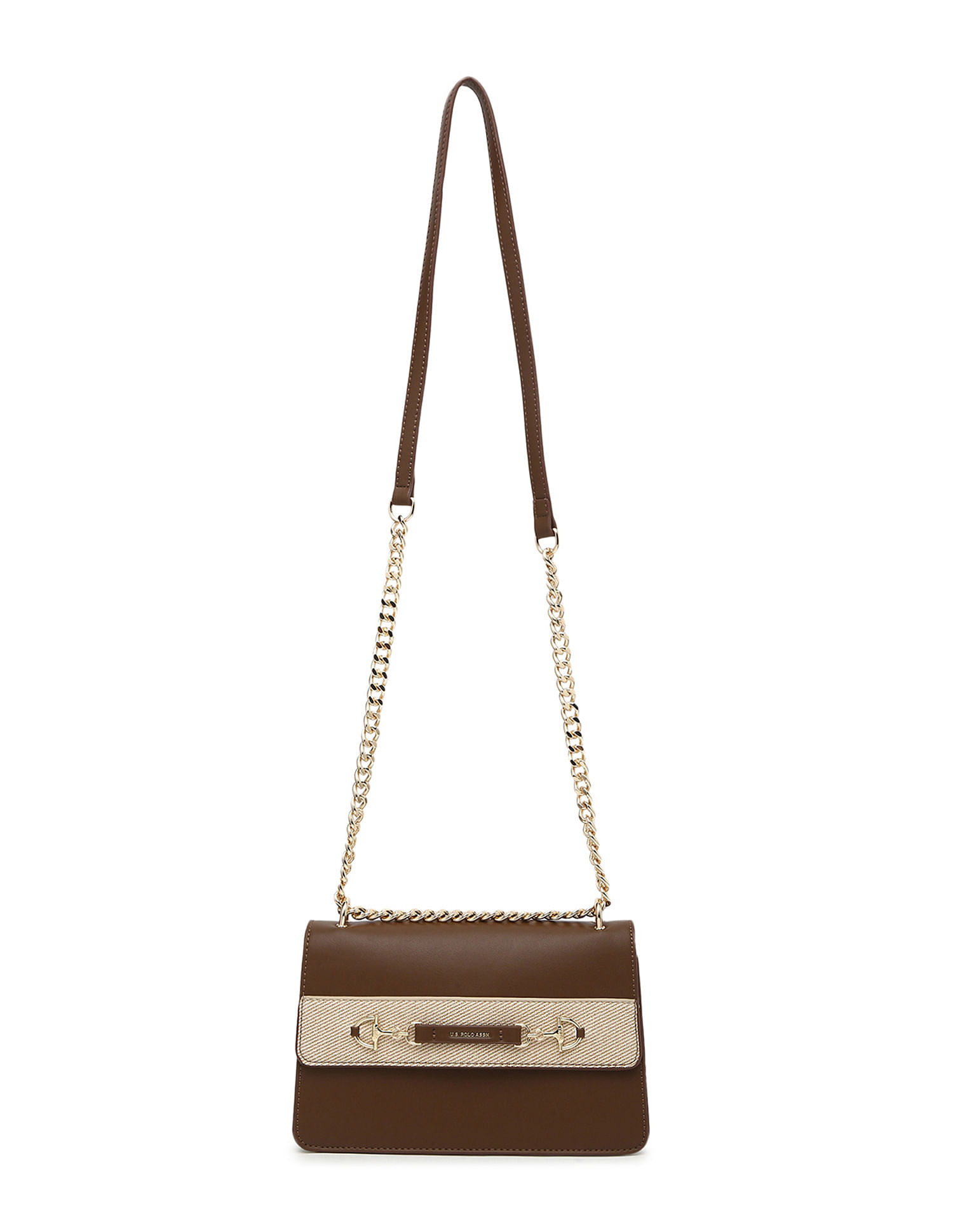 U.S. Polo Assn. Women Anya Colour Blocked Crossbody Bag