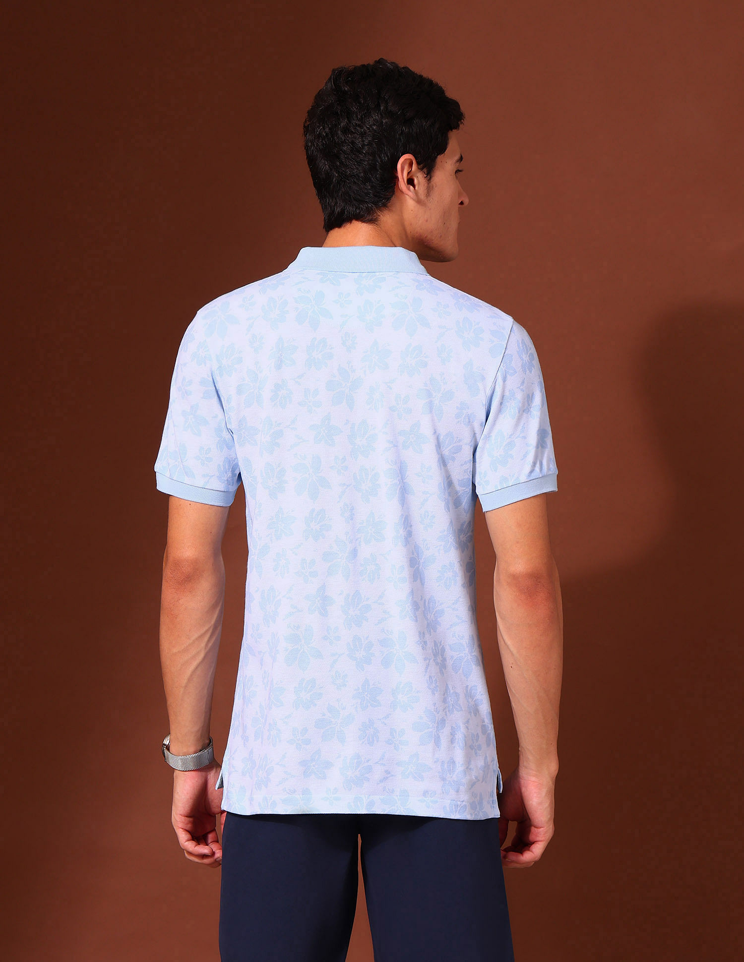 U.S. Polo Assn. Floral Printed Working Holiday Polo Shirt