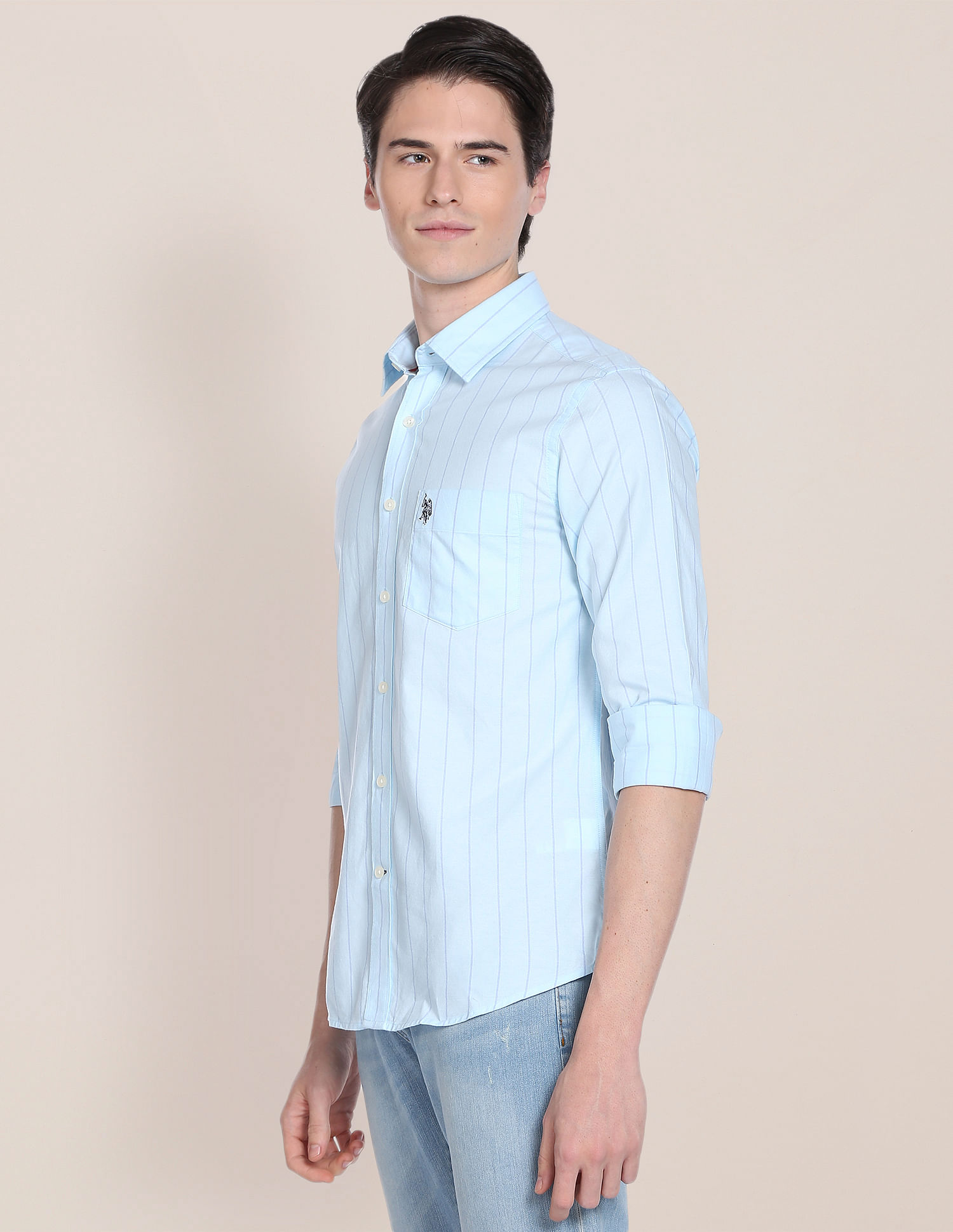 U.S. Polo Assn. Iconic Oxford Stripe Shirt