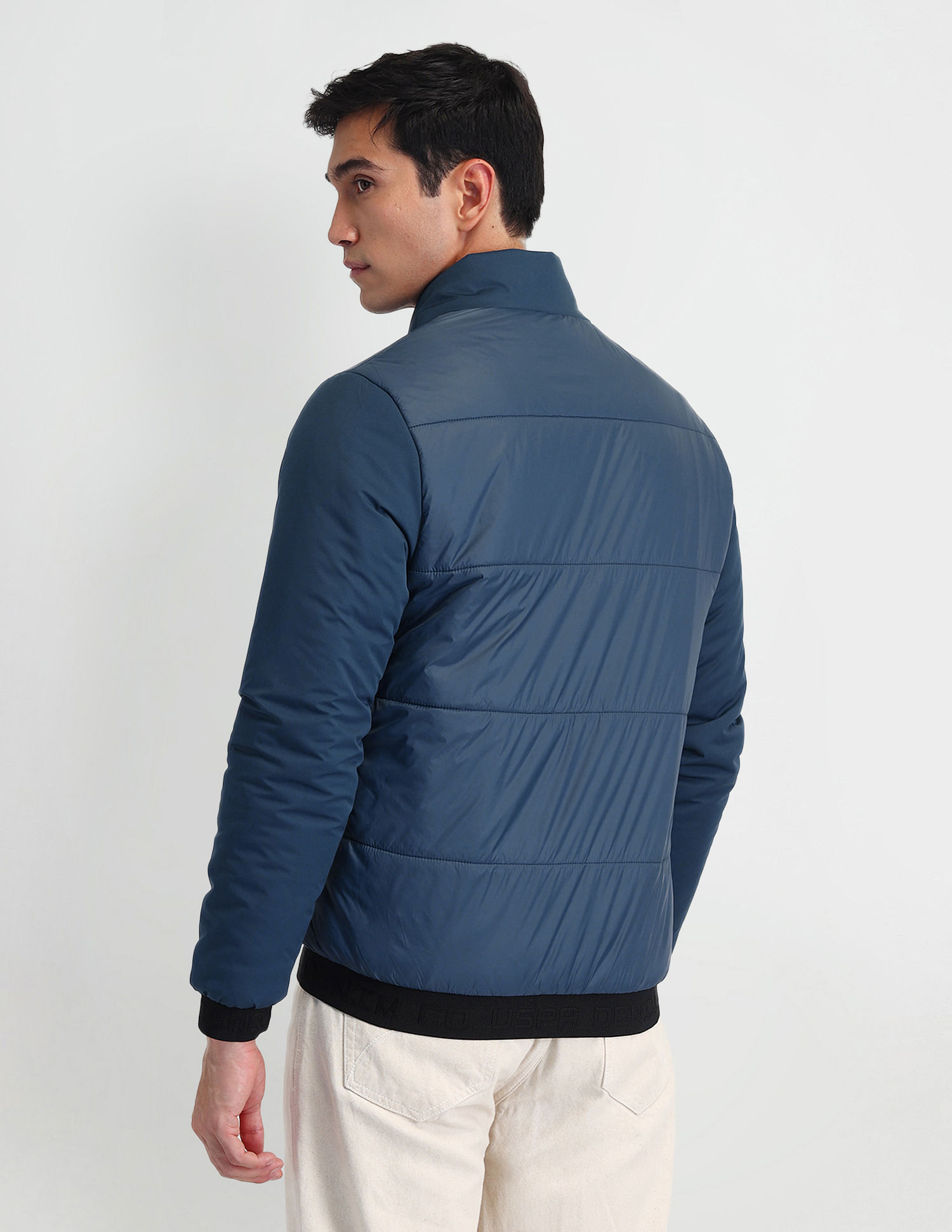 U.S. Polo Assn. Denim Co. Regular Fit Solid Padded Jacket