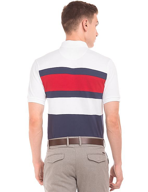 U.S. Polo Assn. Striped Slim Fit Polo Shirt