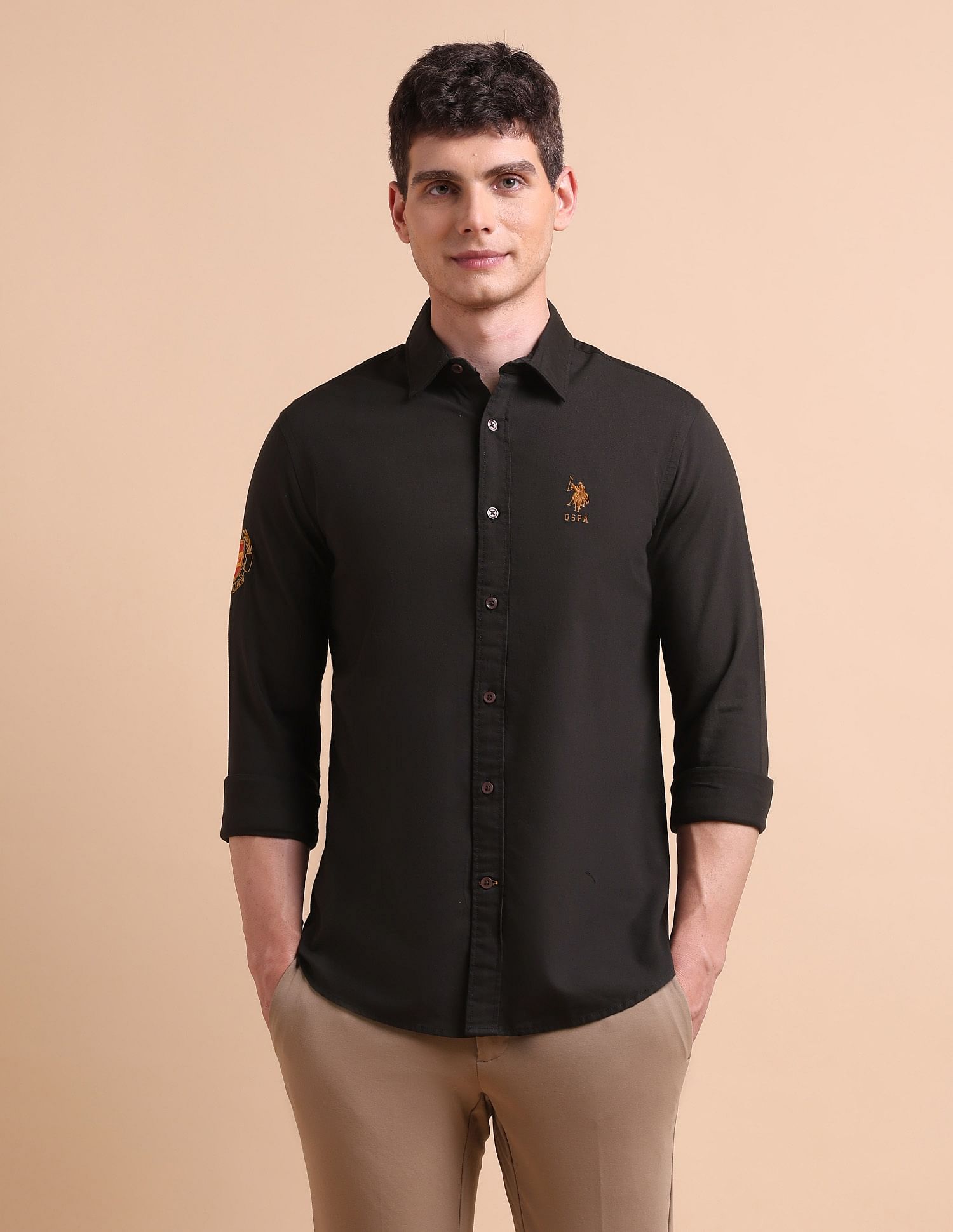 U.S. Polo Assn. Pure Cotton Tailored Fit Oxford Shirt