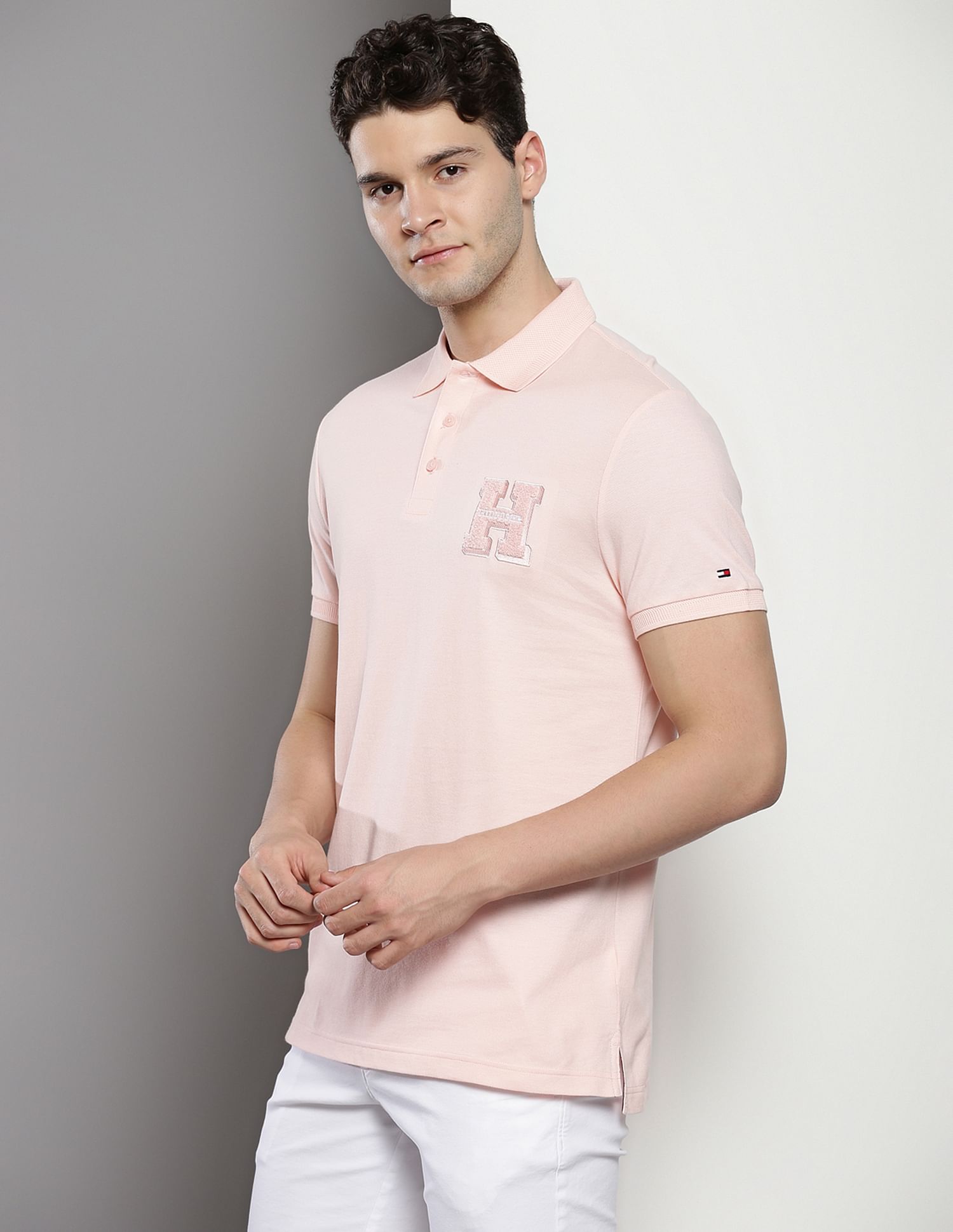Tommy Hilfiger Sustainable Boucle Solid Polo Shirt