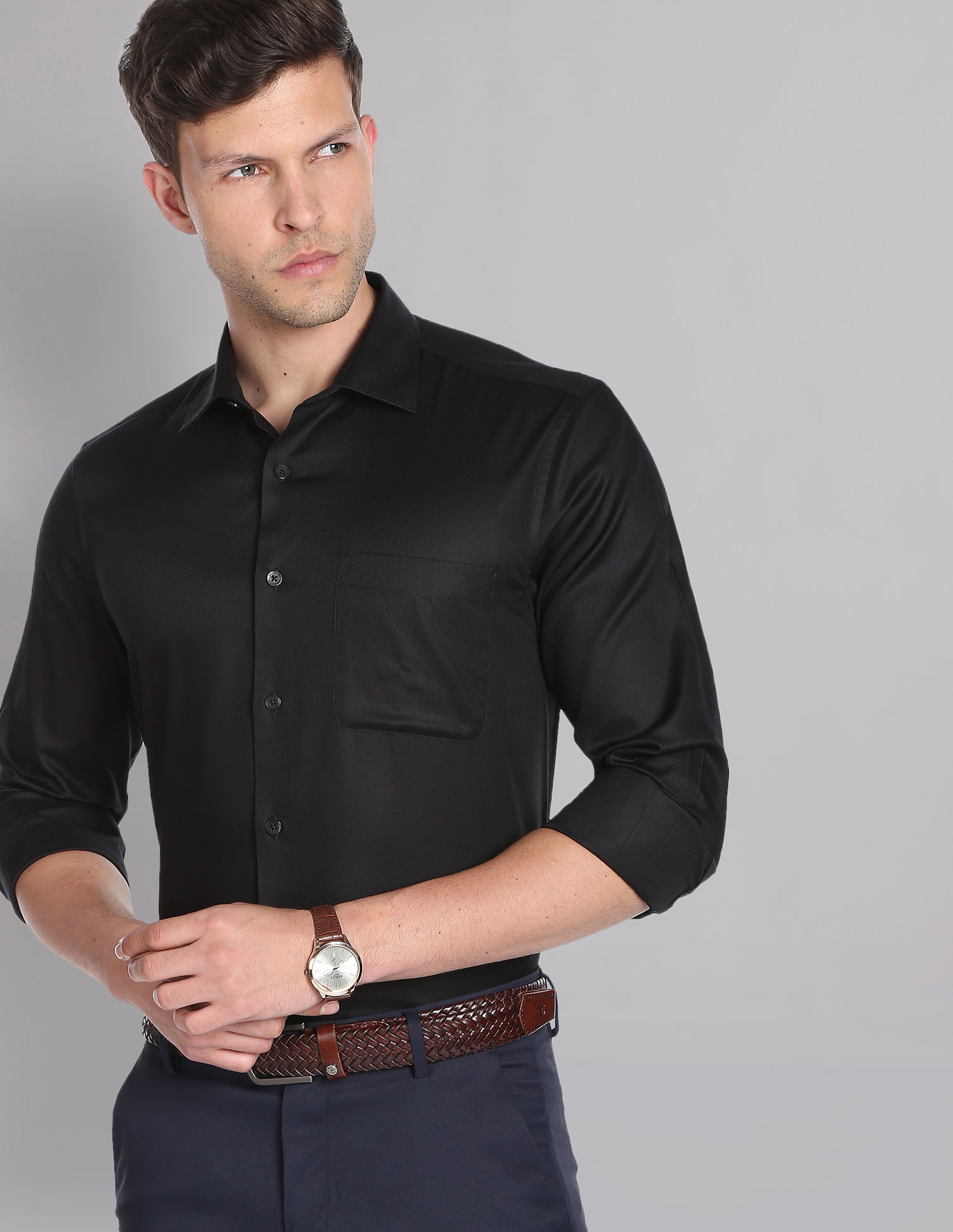 Shirts & T-Shirts Gents Formal Wear, Size: Medium, Pure Cotton at