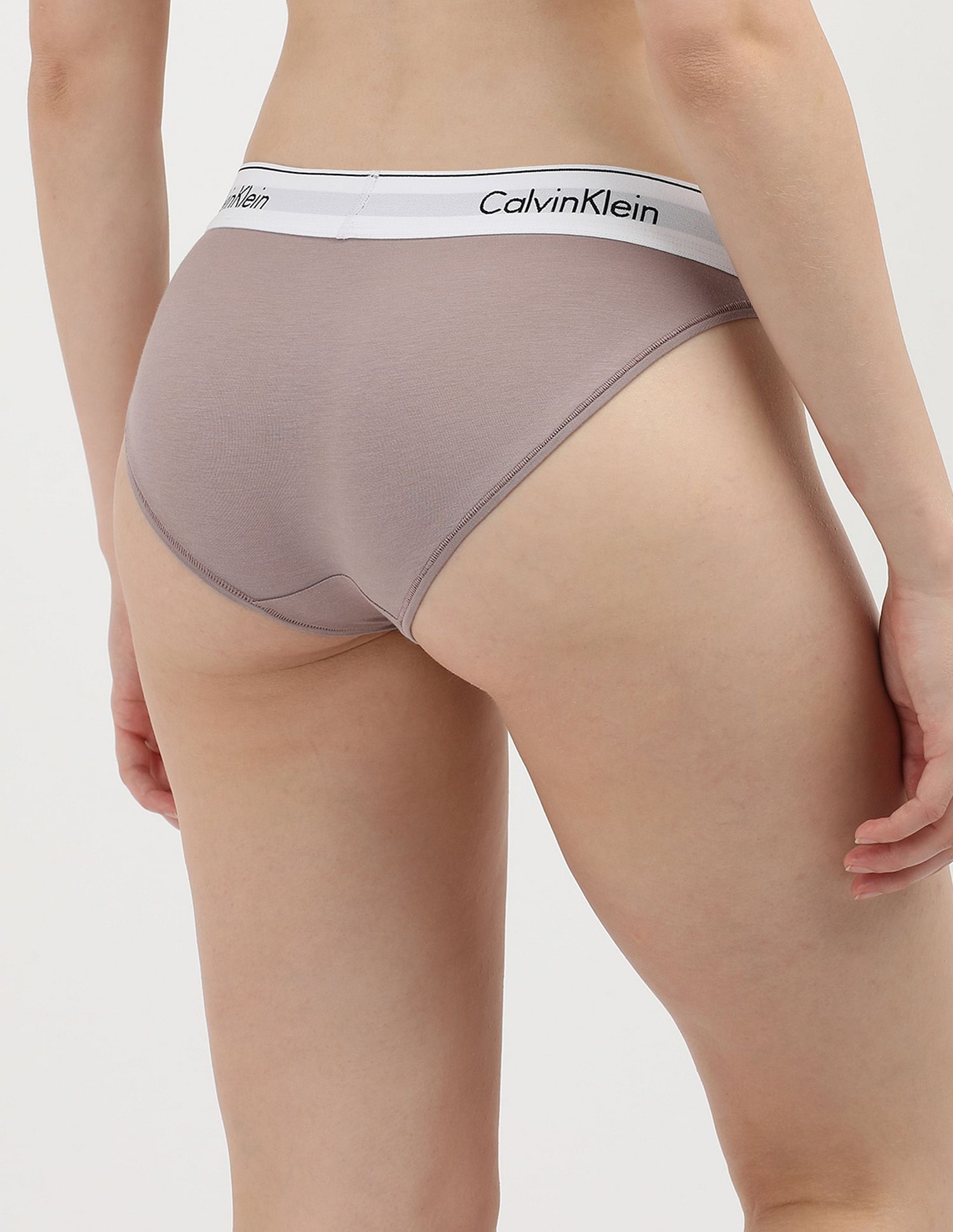 Calvin Klein Underwear Solid Mid Rise Bikini