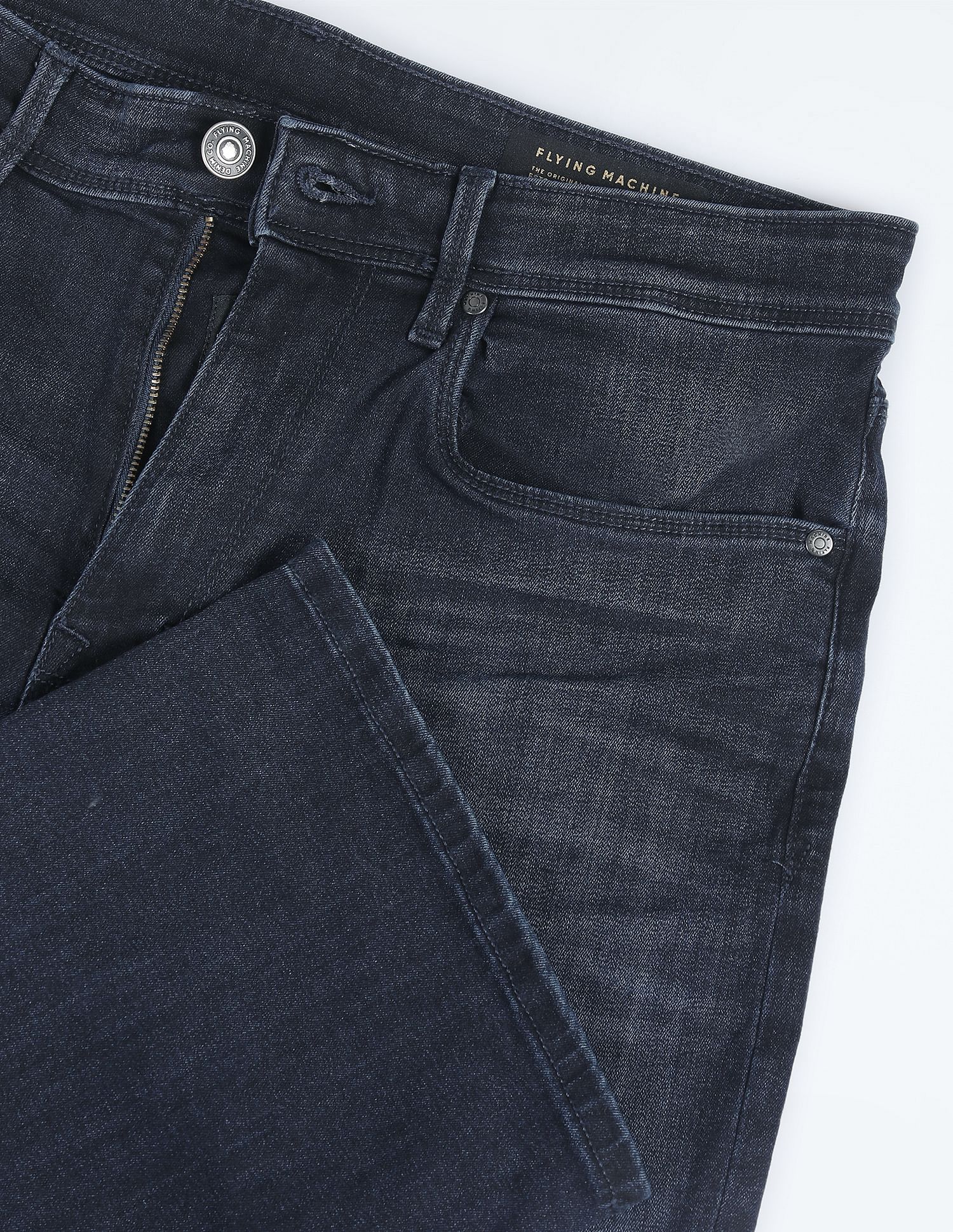 Flying Machine Stone Wash Bootcut Jeans