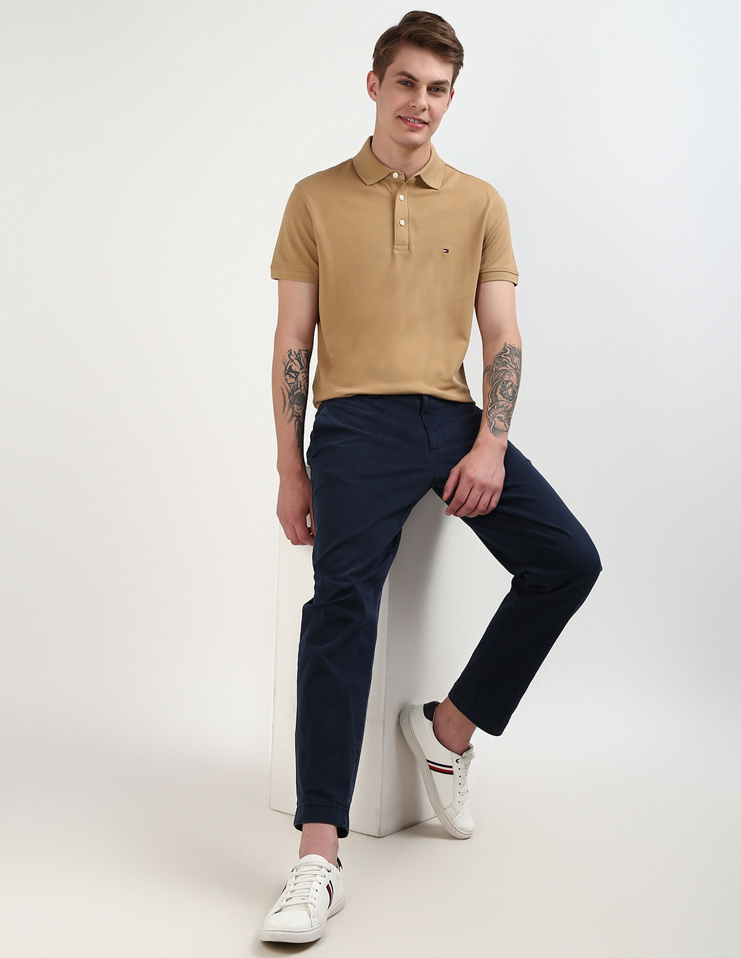 Tommy Hilfiger Short Sleeve Slim Fit Polo Shirt