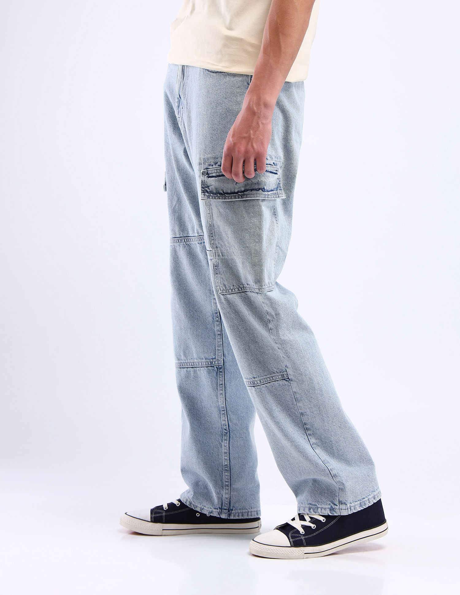 Flying Machine Cobain 90s Loose Fit Rinsed Jeans