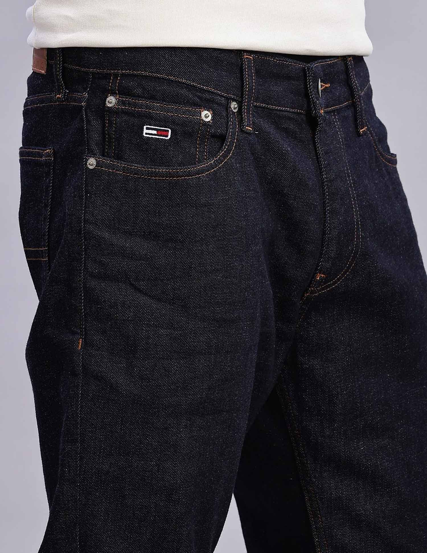 Tommy Hilfiger Light Washed Slim Fit Mid Rise Jeans