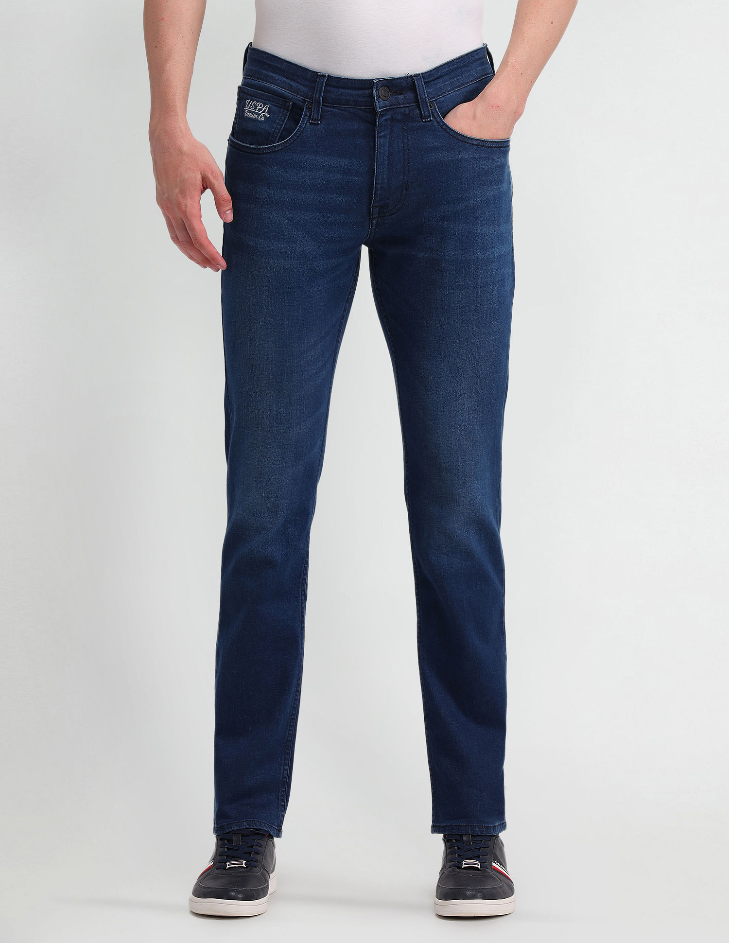 U.S. Polo Assn. Denim Co. Brandon Slim Tapered Blue Jeans