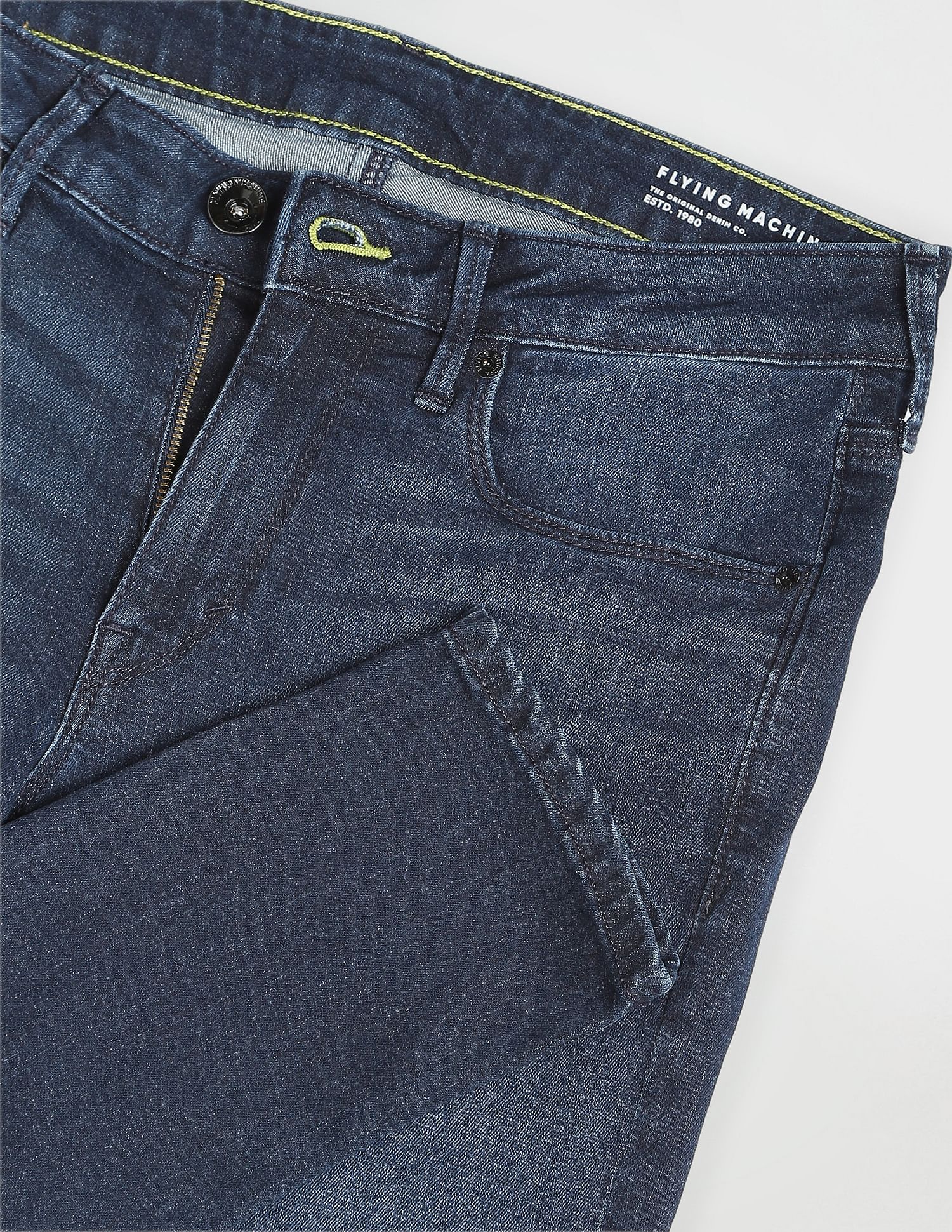Flying Machine Stone Wash Jackson Super Skinny Fit Jeans