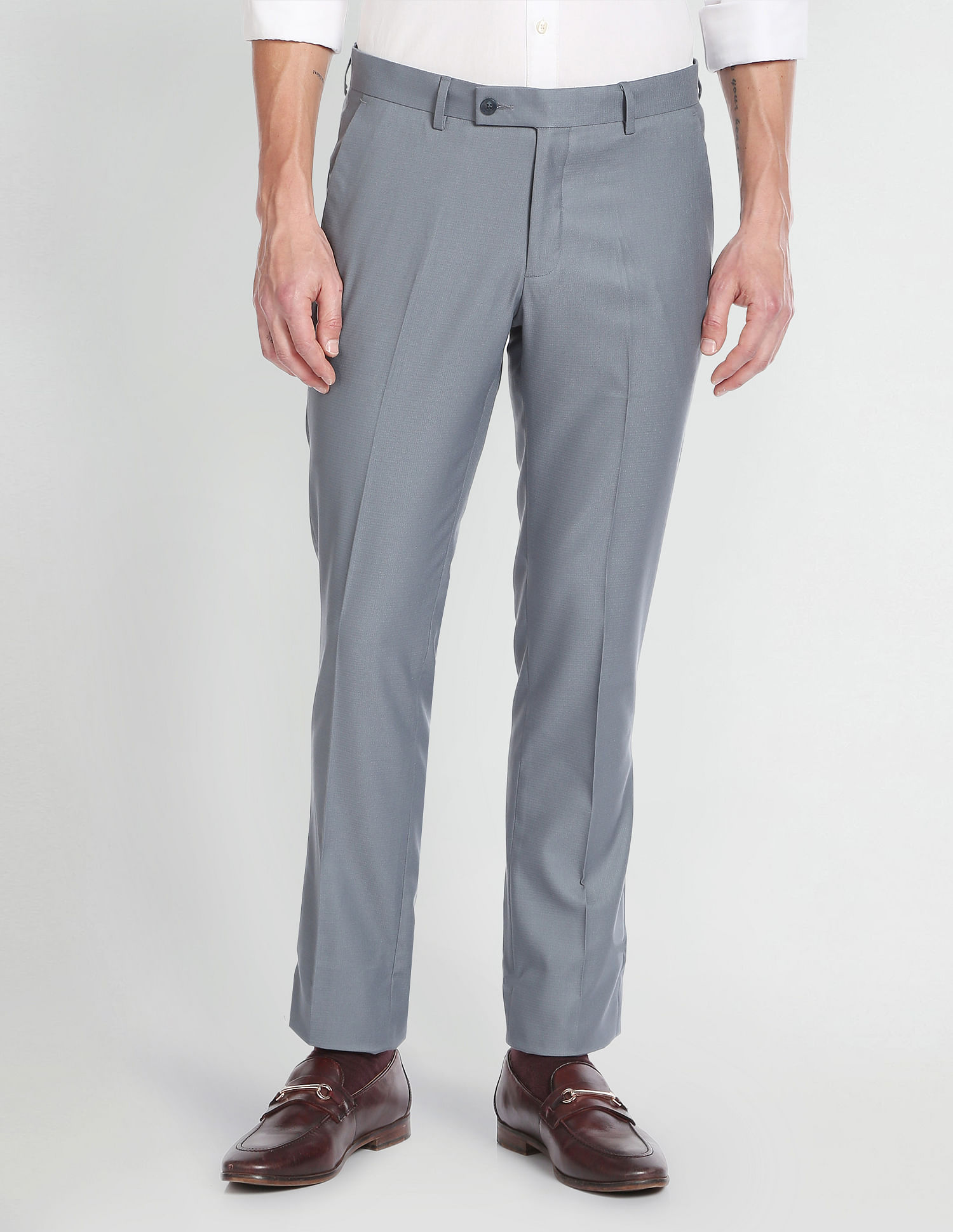 Arrow Dobby Tailored Formal Trousers