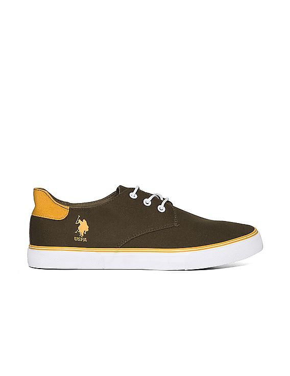 U.S. Polo Assn. Contrast Sole Canvas Nez Sneakers