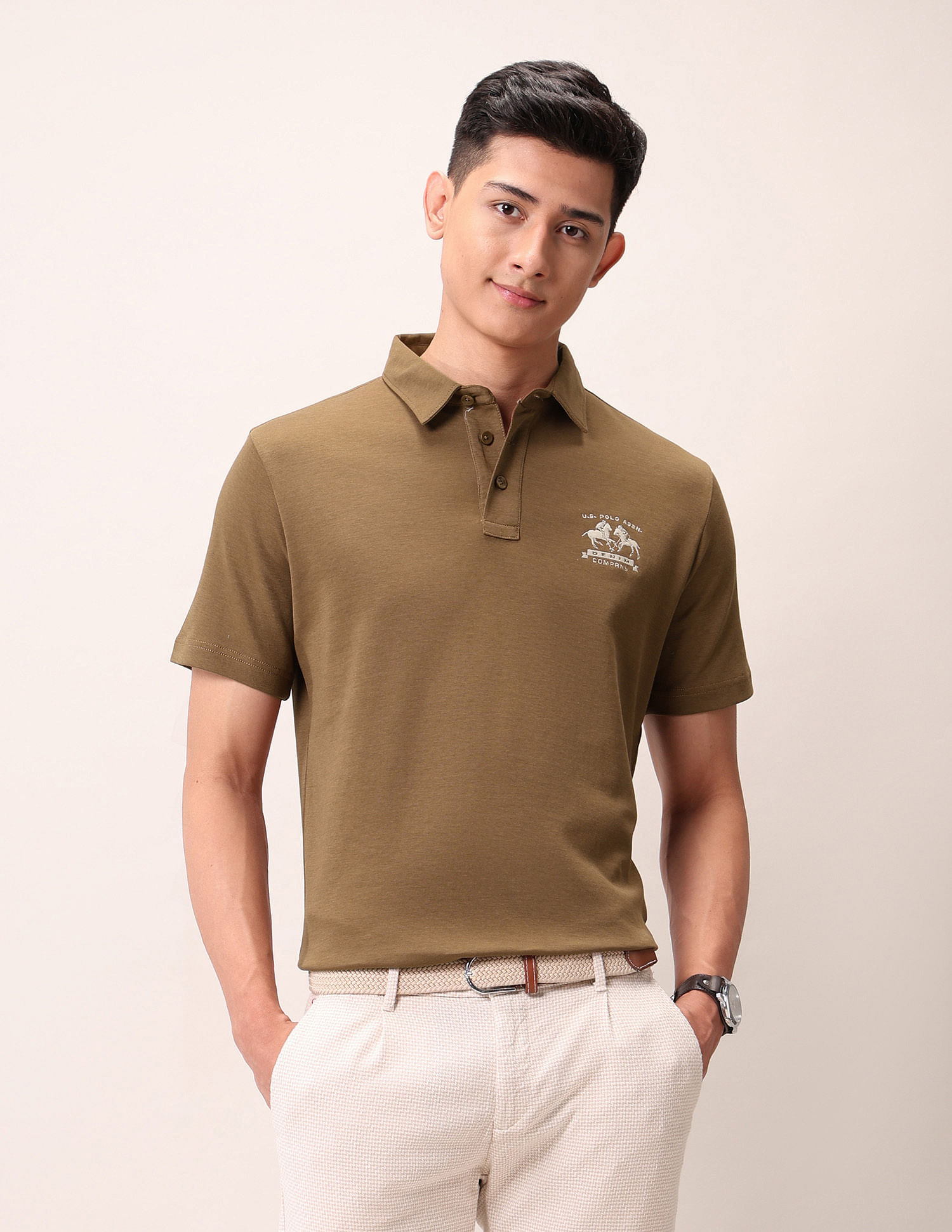 U.S. Polo Assn. Denim Co. Muscle Fit Outdoor Polo Shirt