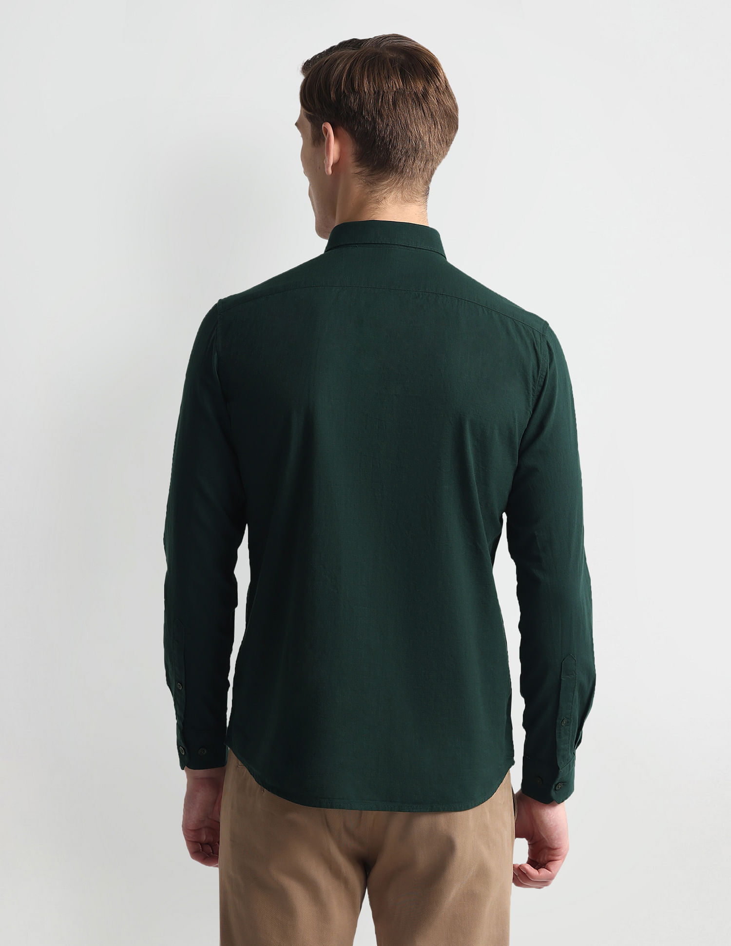 Arrow Sports Heathered Slim Fit Shirt