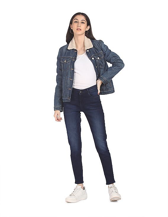 U.S. Polo Assn. Women Wash Mid Rise Jeans