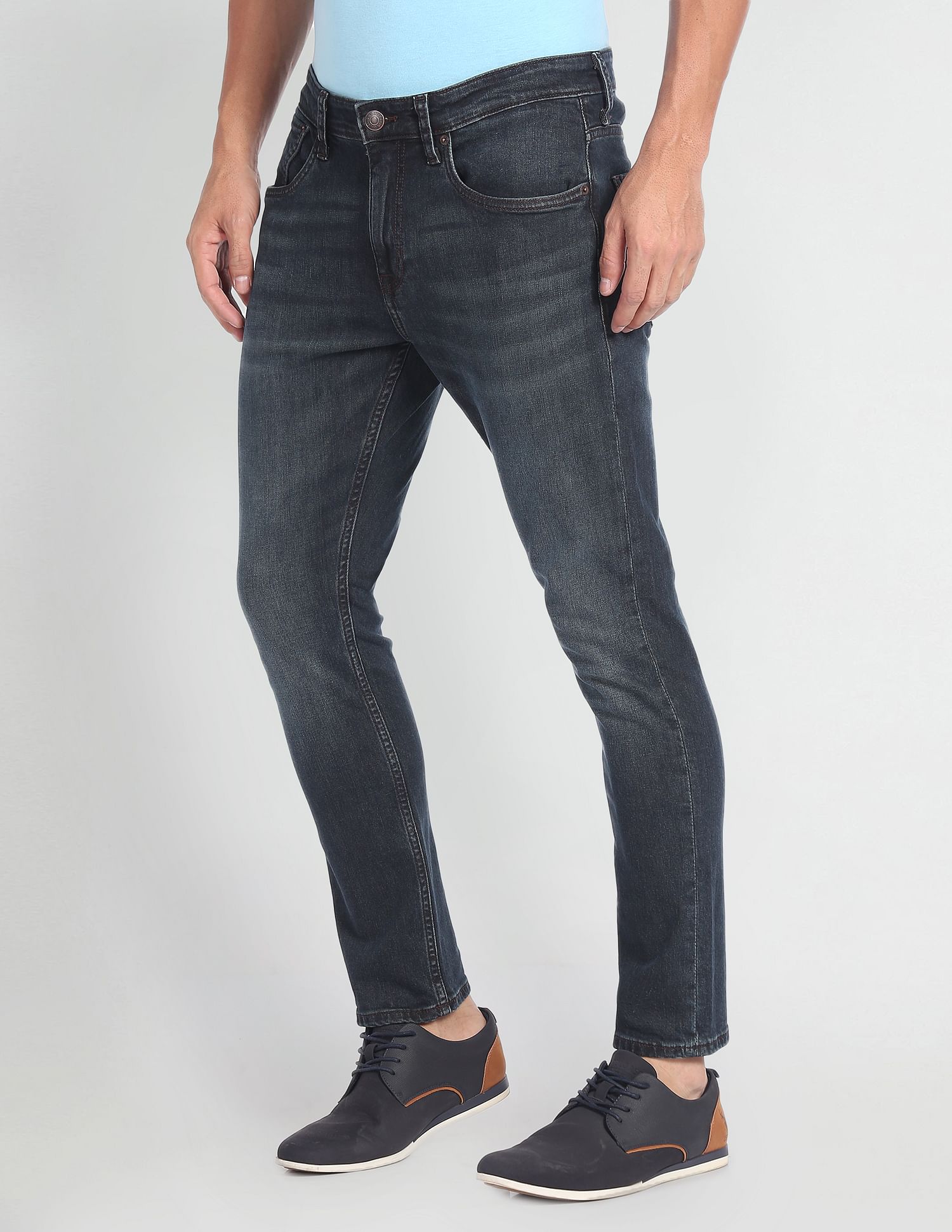 U.S. Polo Assn. Denim Co. Henry Cropped Fit Blue Jeans