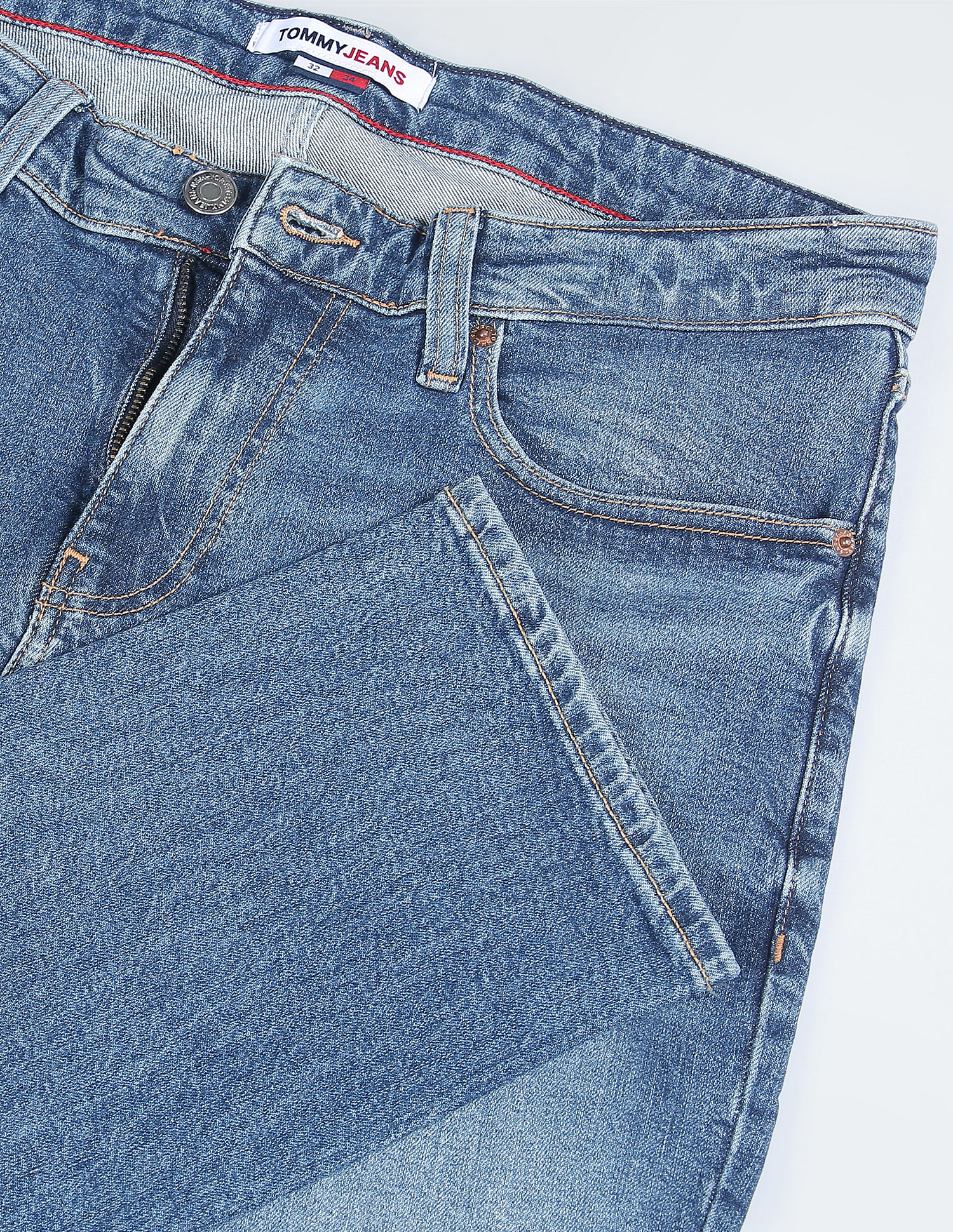 Tommy Hilfiger Recycled Cotton Ryan Straight Fit Jeans