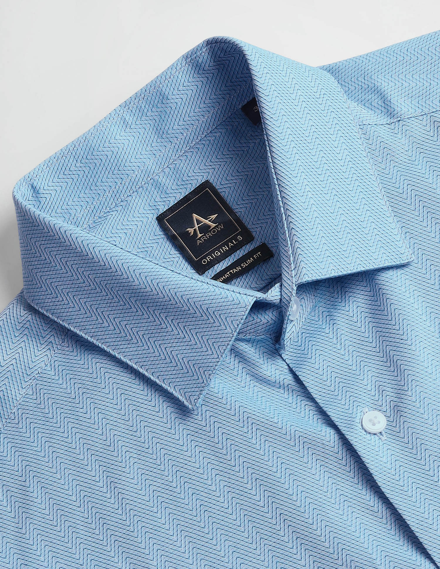 Arrow Manhattan Slim Fit Patterned Shirt