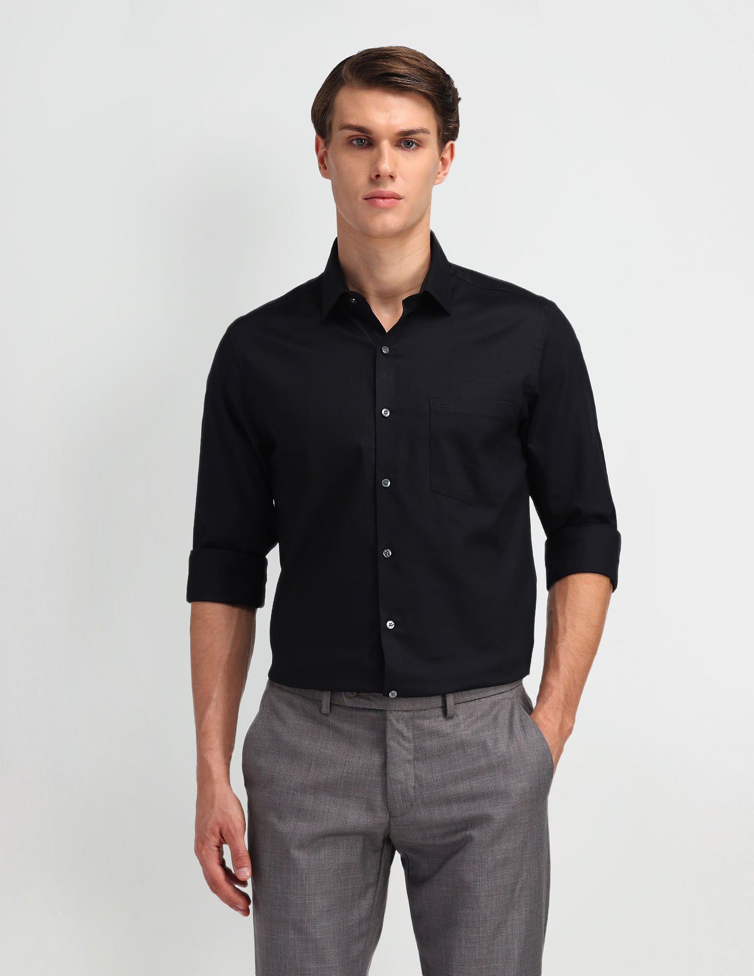Arrow Textured Cotton Shirt