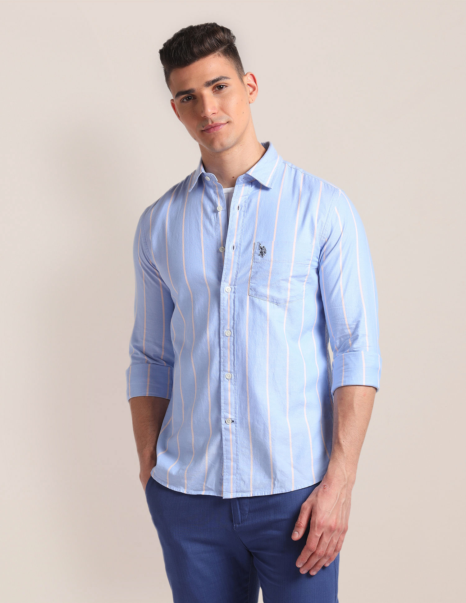 U.S. Polo Assn. Premium Cotton Dobby Shirt