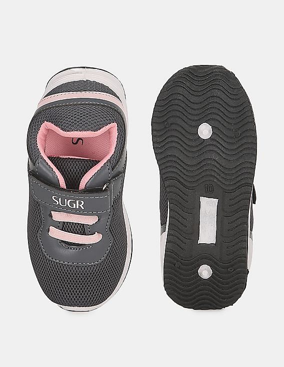 Chus Shoes | Girls Athena Canvas Velcro Bow Sneaker in Grey - Threadfare  Children's Boutique
