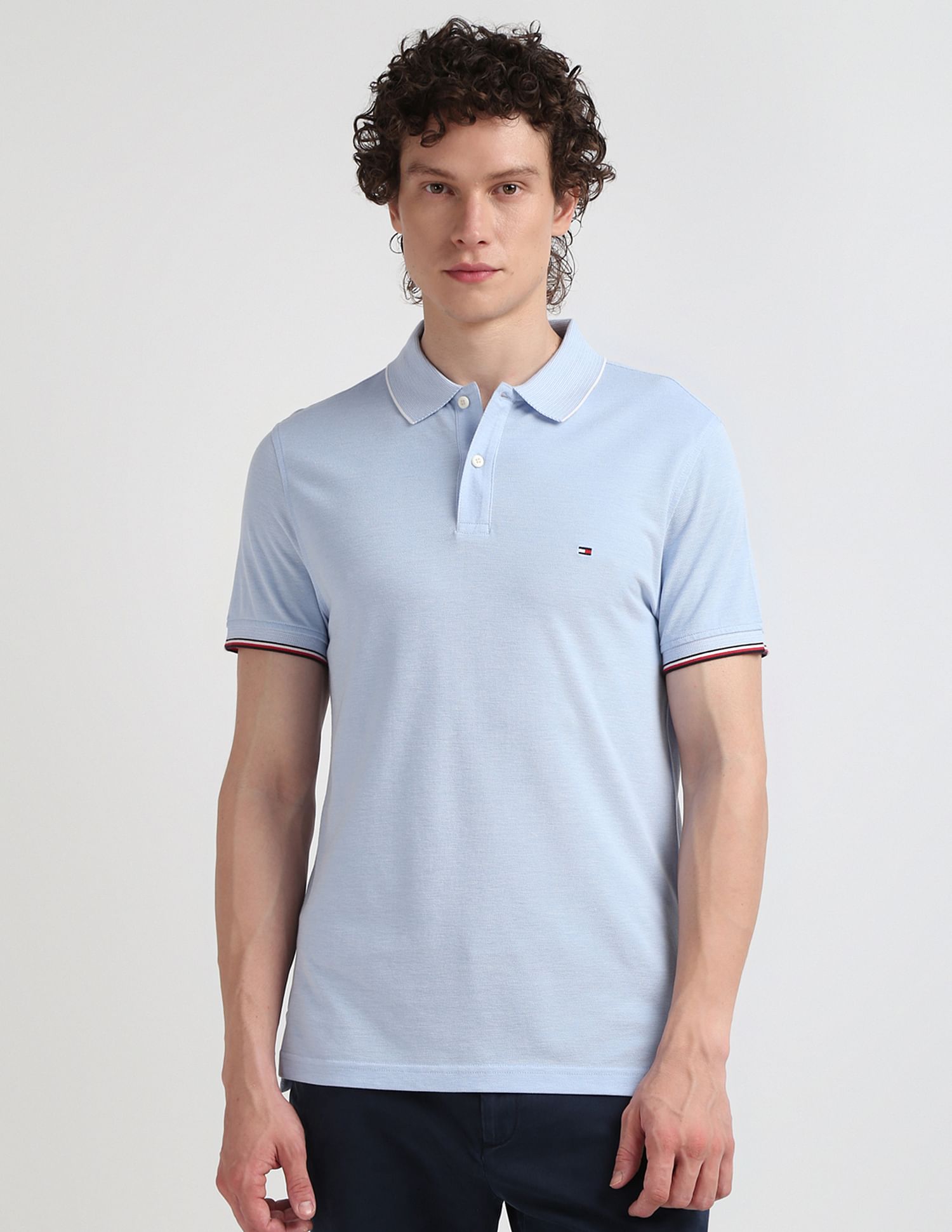 Tommy Hilfiger Oxford Tipping Slim Polo Shirt