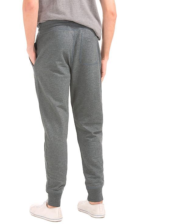 Buy GAP Men Grey Textured Logo Sweatpants - NNNOW.com