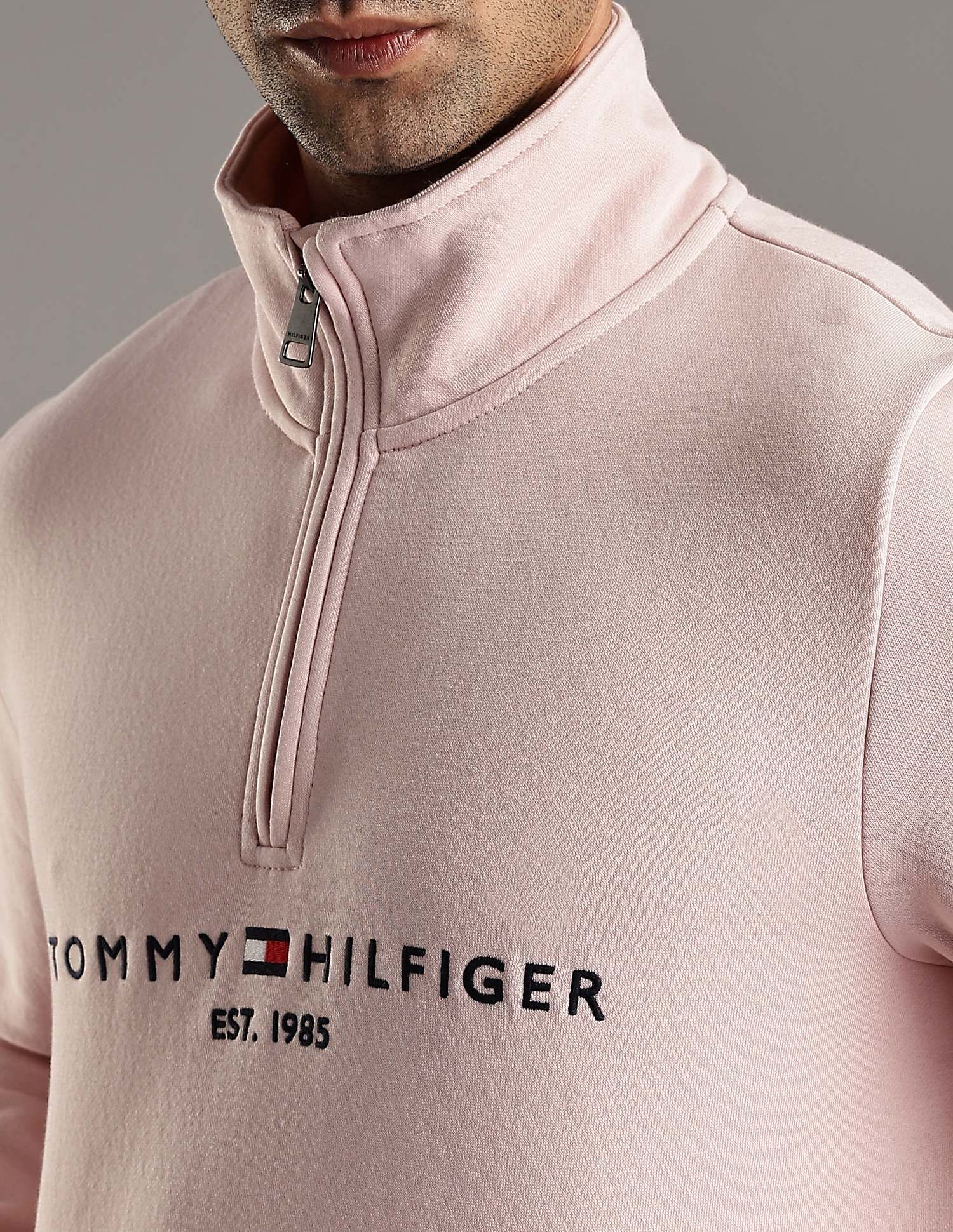 Tommy Hilfiger Embroidered Logo Regular-Fit Cotton Sweatshirt