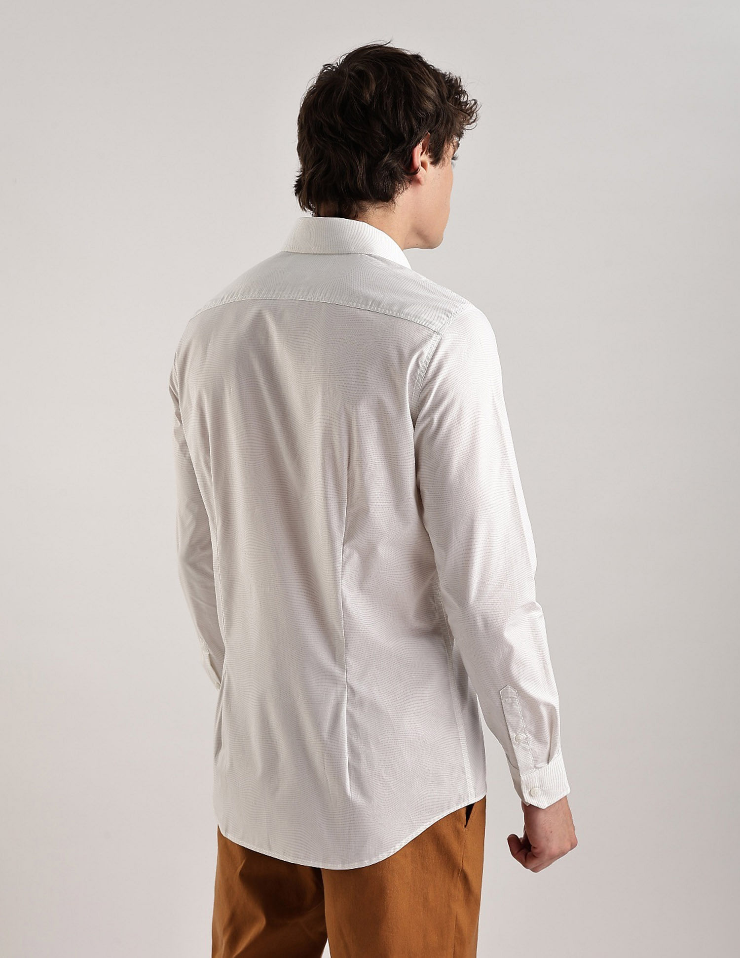 Calvin Klein Jeans Solid Slim Fit Poplin Woven Shirt