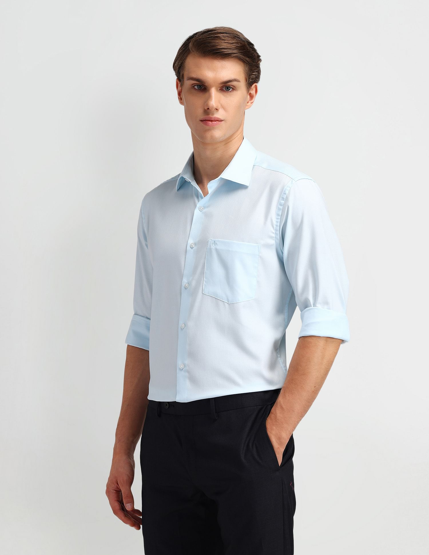 Arrow Liberty Classic Fit Textured Shirt