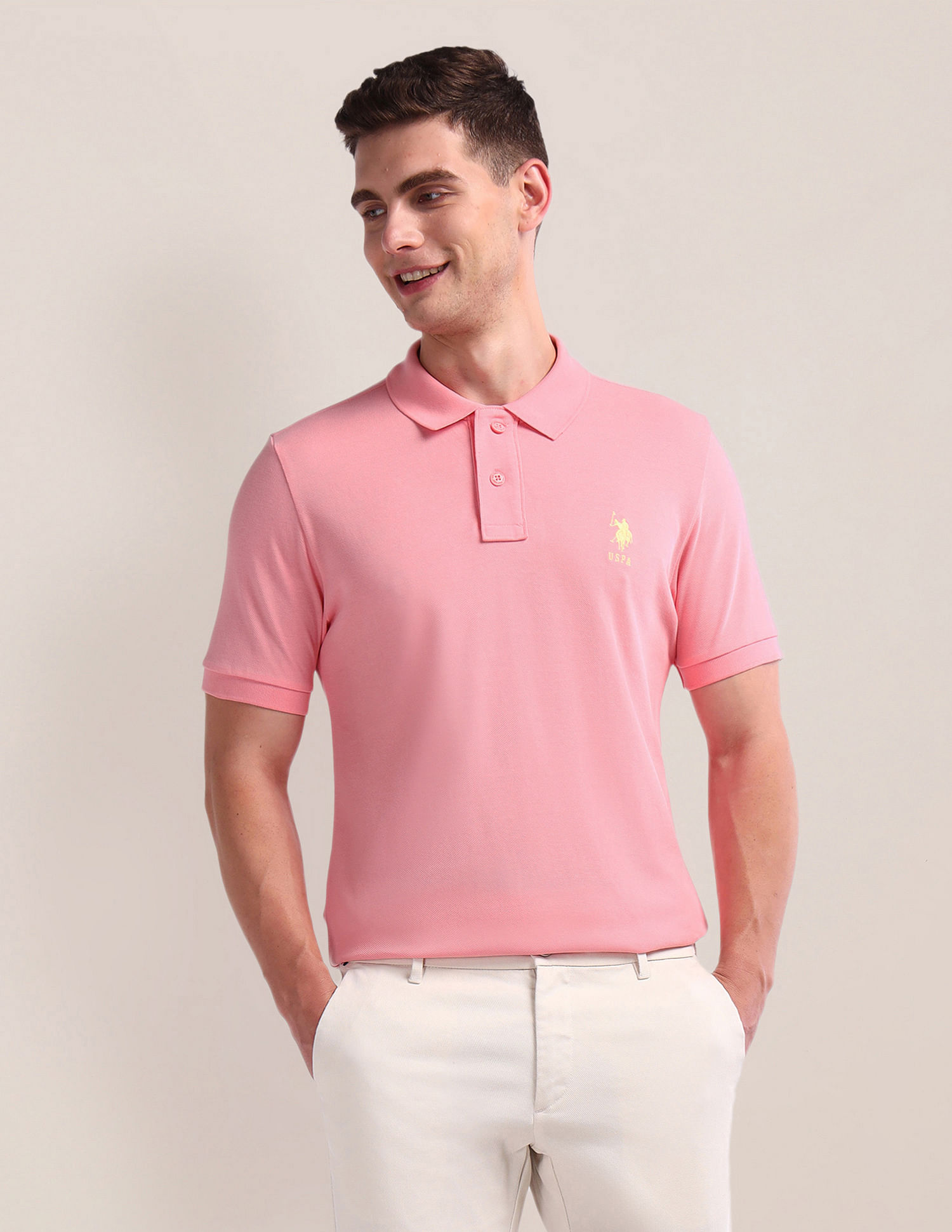 U.S. Polo Assn. Short Sleeve Solid Polo Shirt