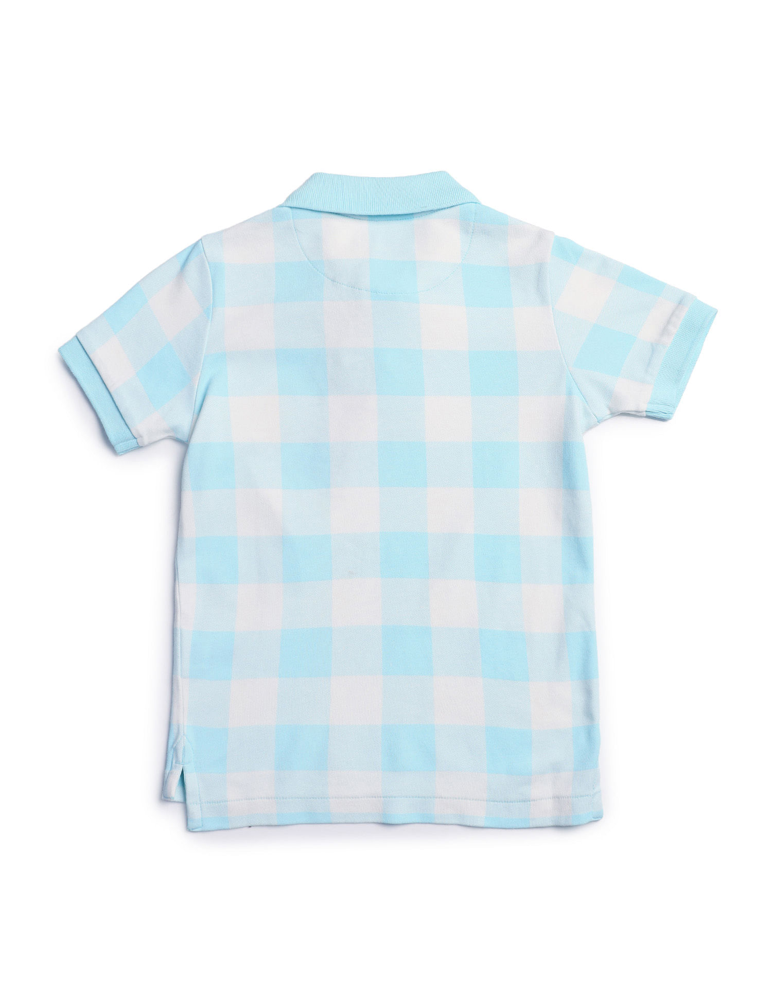 U.S. Polo Assn. Kids Boys Checked Regular Fit Polo Shirt