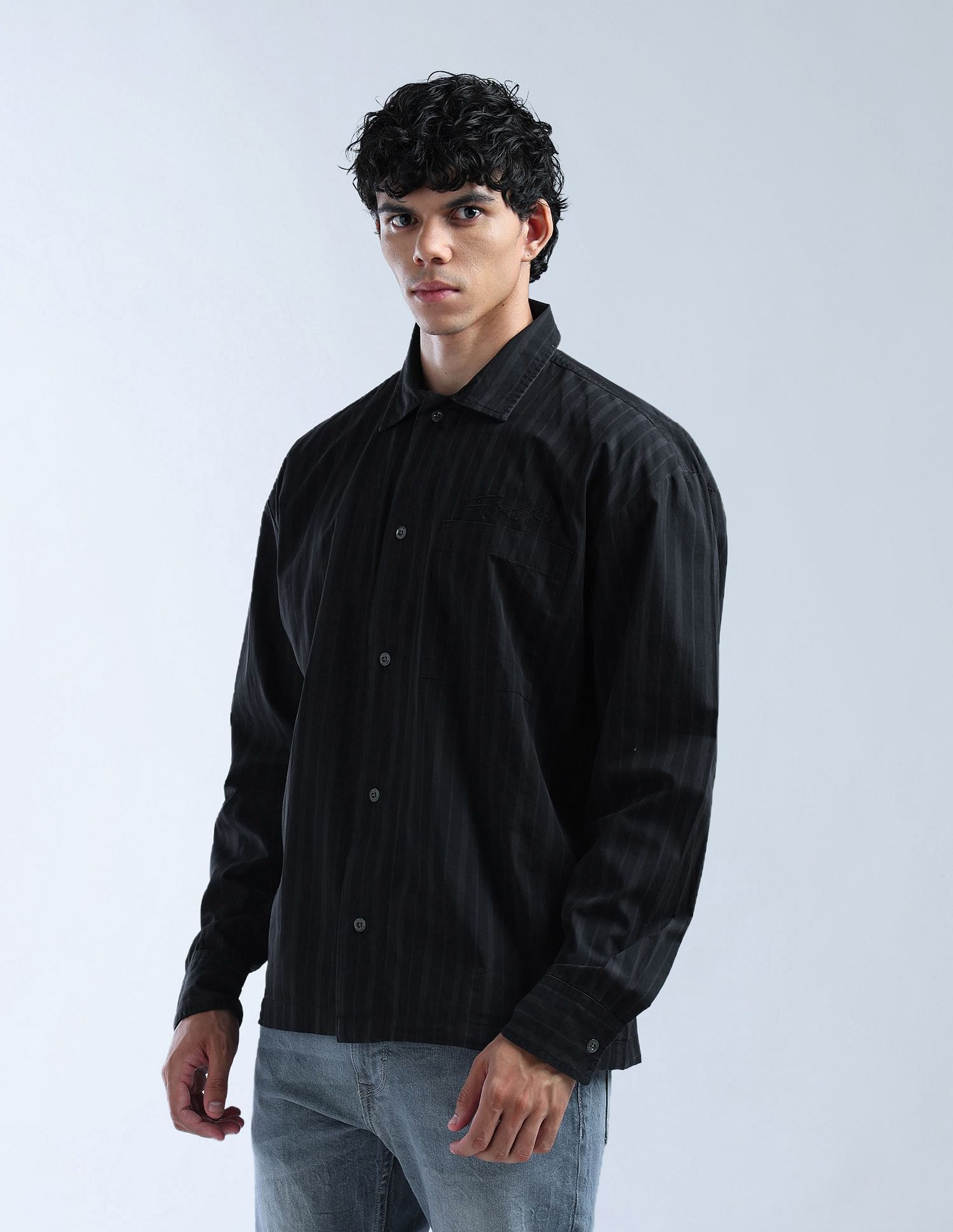 Flying Machine Oversized Fit Color Of Home Shirt