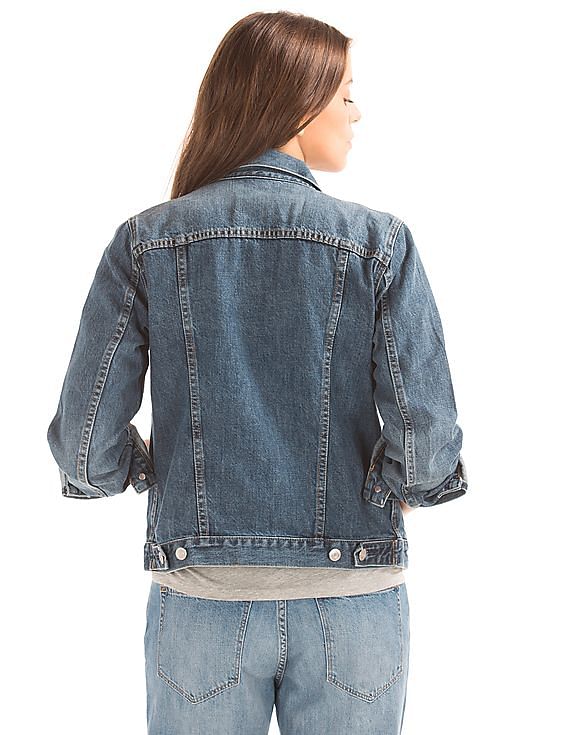 Buy GAP Women Women Blue 1969 Denim Jacket - NNNOW.com