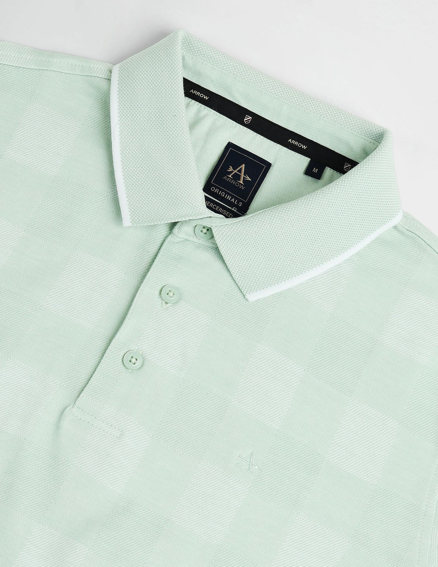 Arrow Check Cotton Polo Shirt